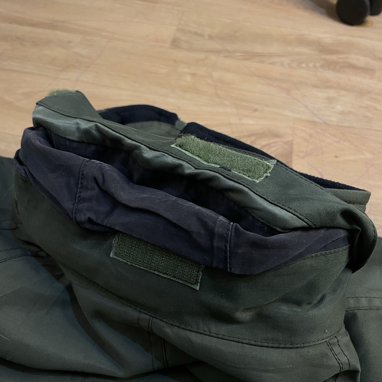 Burberry VINTAGE BURBERRY Jacket winter hooded men's GREEN OLIVE Size US XL / EU 56 / 4 - 11 Thumbnail