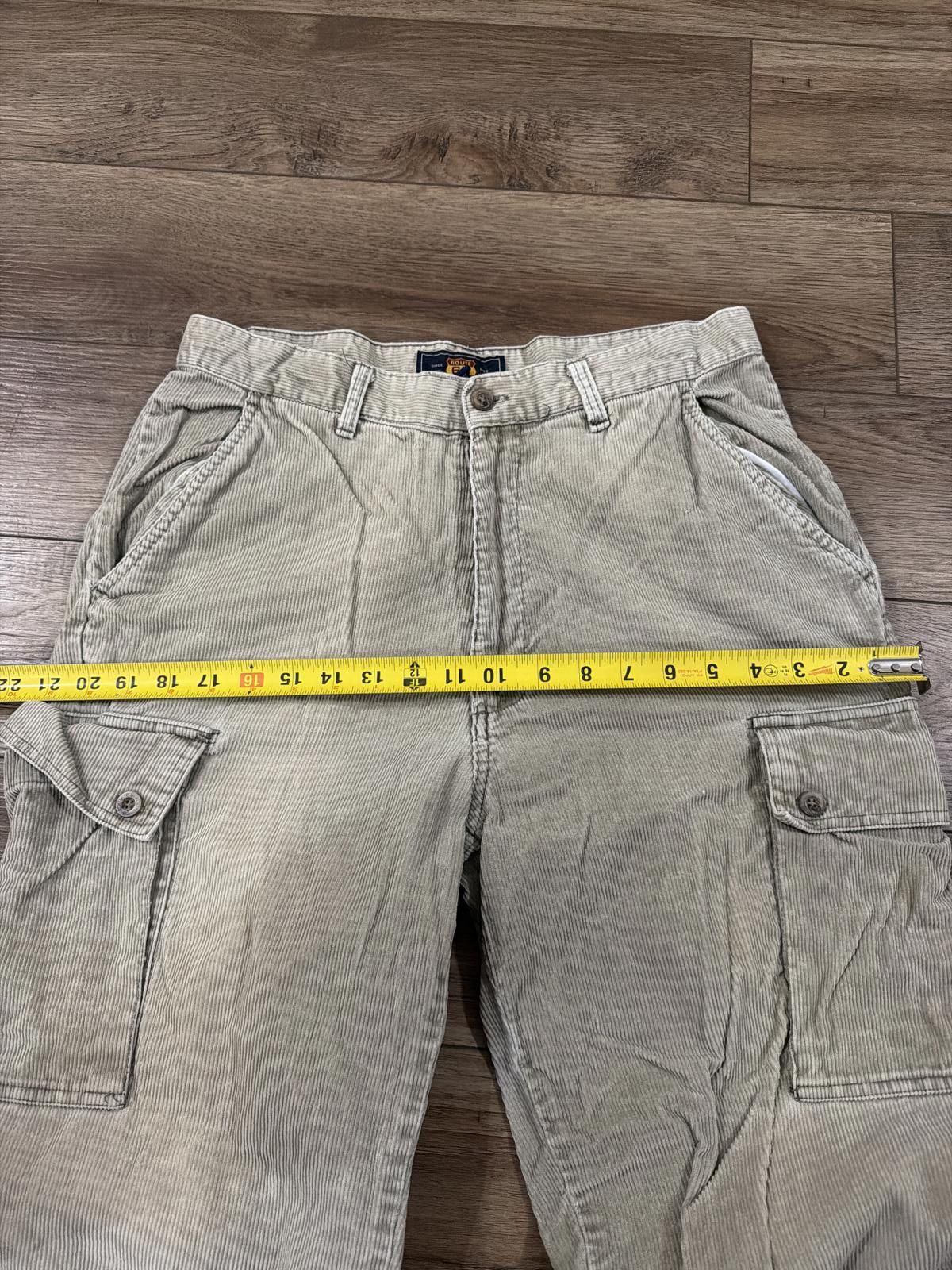 Route 66 Vintage Y2K Corduroy Cargo Pants Route 66 32x32 Size US 32 / EU 48 - 9 Thumbnail