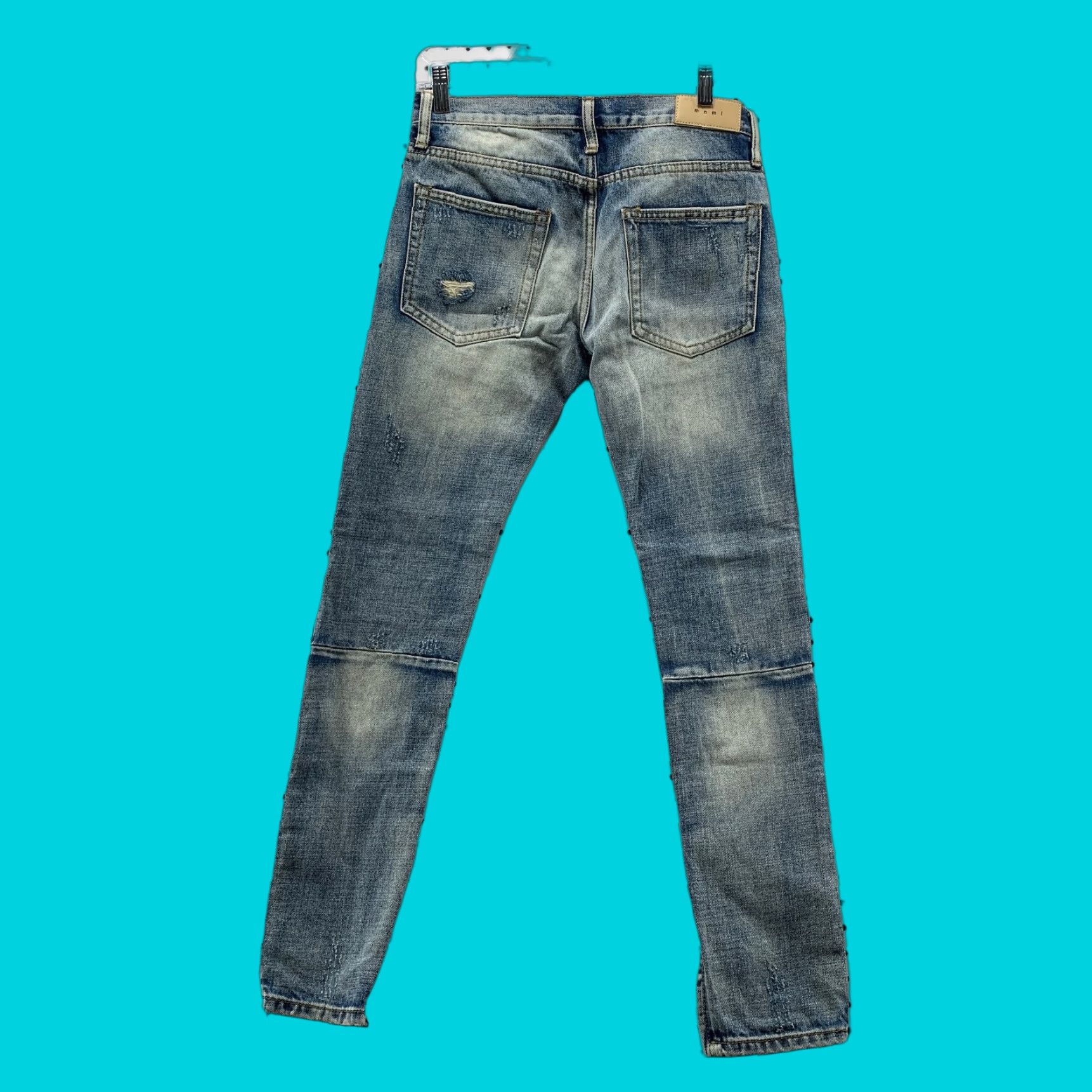 MNML Mnml Zipper Denim Jeans | Grailed