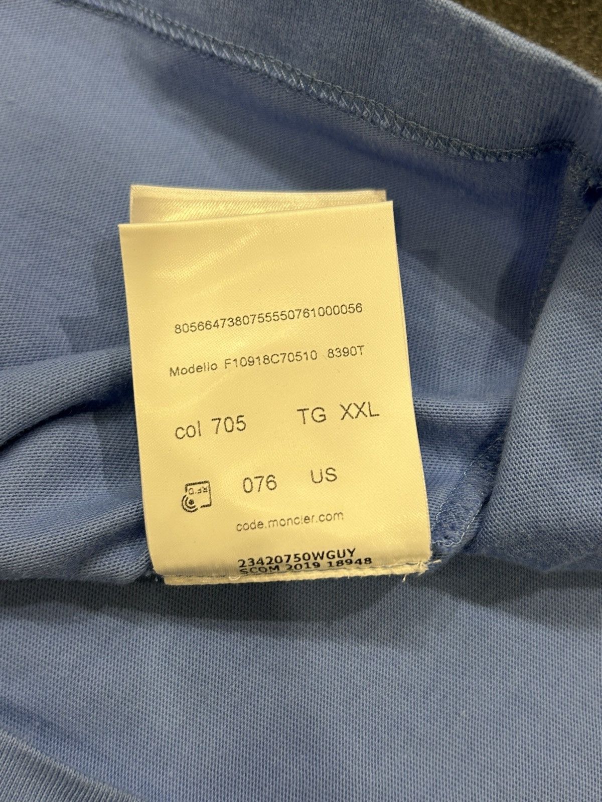 Moncler Moncler Maglia Tee Size US XXL / EU 58 / 5 - 11 Thumbnail