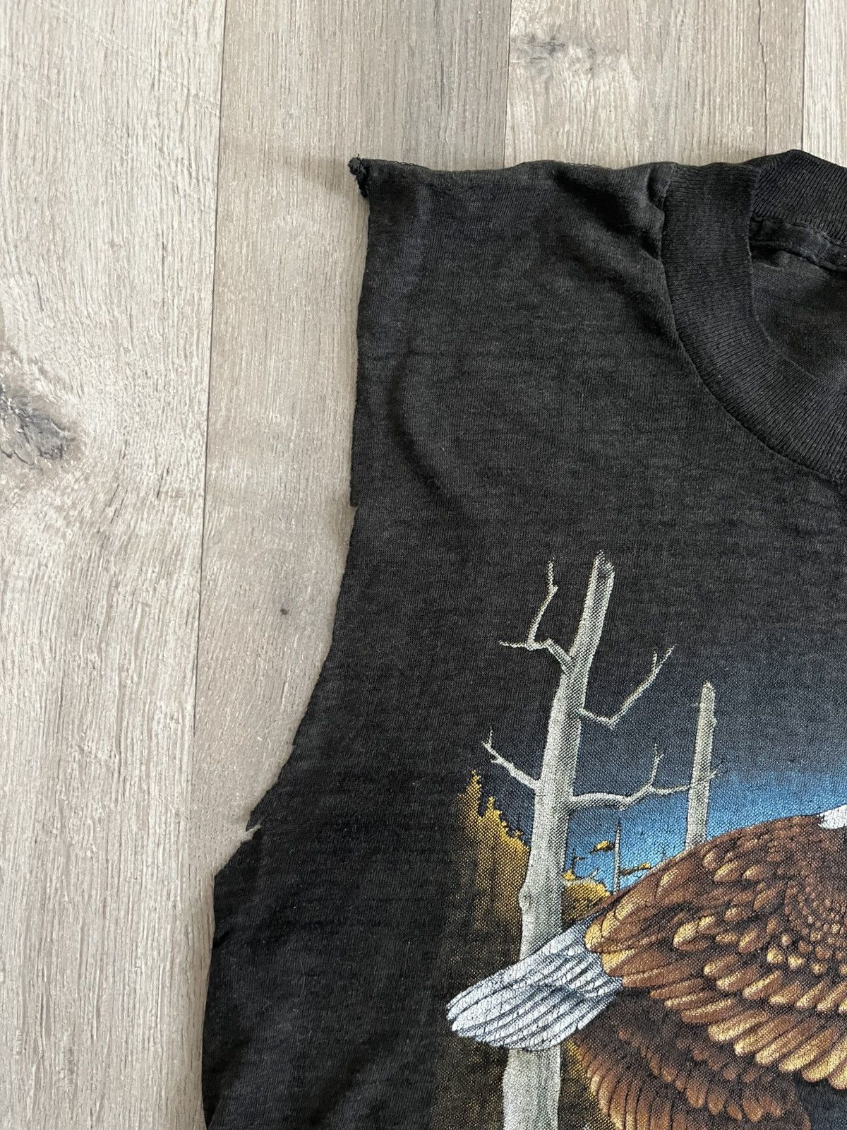Harley Davidson 1988 3D Emblem Eagle Backroads Sleeveless Tee Size US S / EU 44-46 / 1 - 9 Thumbnail