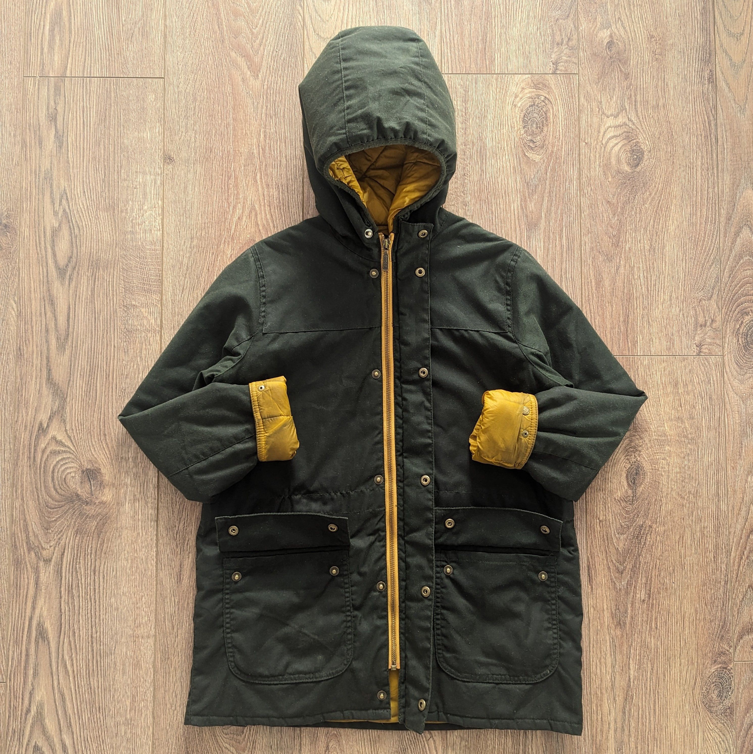 Barbour Barbour Boys Durham Wax Jacket Size XL Junior Waxed Cotton Size US XL / EU 56 / 4 - 8 Thumbnail