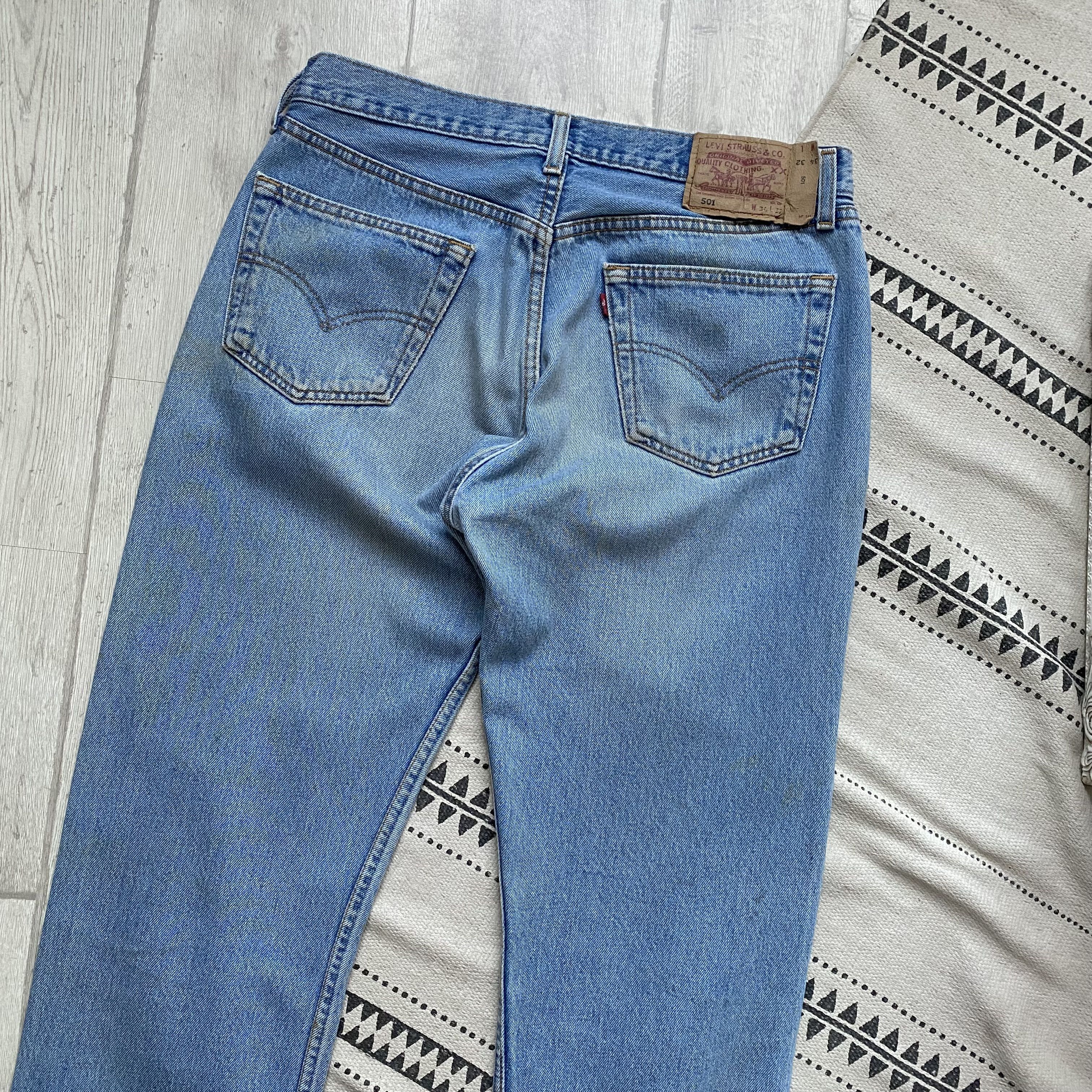 Levi's Vintage Clothing Vintage 80-90 Levis 501 jeans denim pants Made In UK Size US 32 / EU 48 - 13 Thumbnail