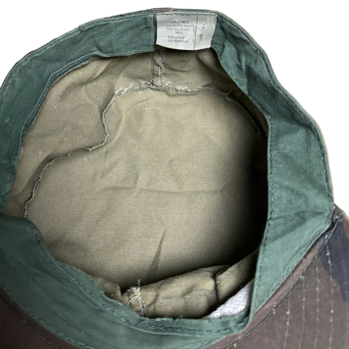 Other Combat Cap Camo Large Military Woodland Patrol Field Hat Size ONE SIZE - 7 Thumbnail