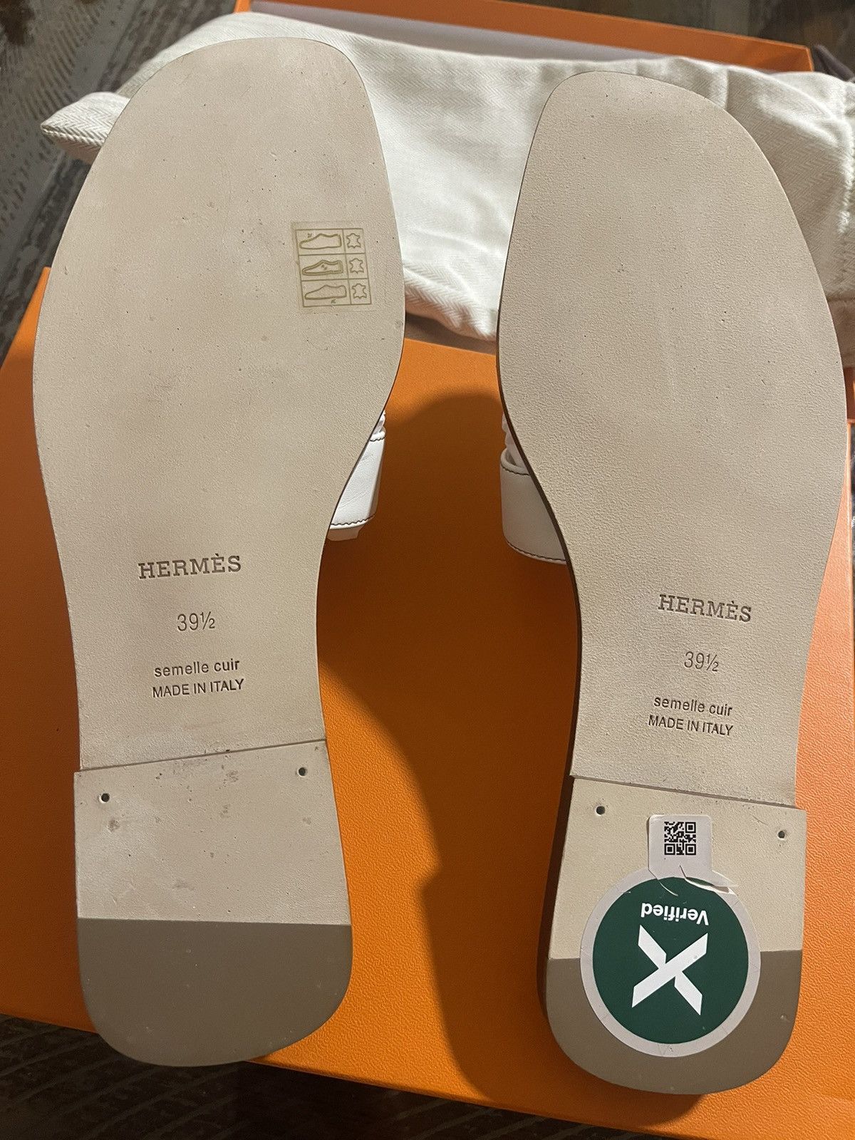 Hermes Hermes Oran Sandal Calfskin Size US 9.5 / IT 39.5 - 11 Thumbnail