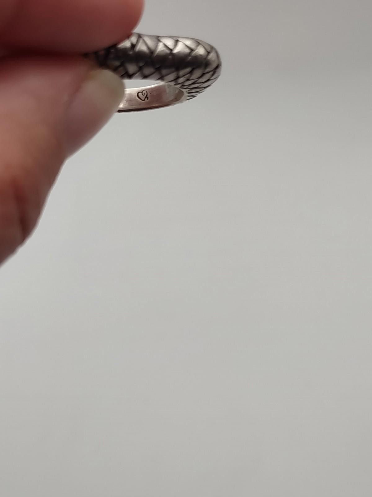Brighton Brighton Heart 925 Sterling Basket Weave Ring Sz 8 12.9g Size ONE SIZE - 3 Thumbnail
