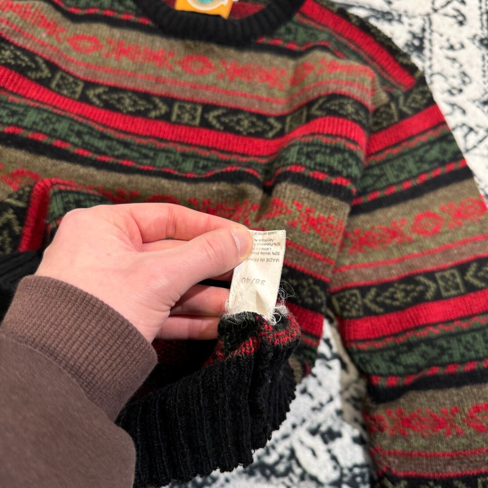 Vintage Vintage Unisex Sweater Size S Freddy Kreuger 90s Winter Size US S / EU 44-46 / 1 - 9 Thumbnail