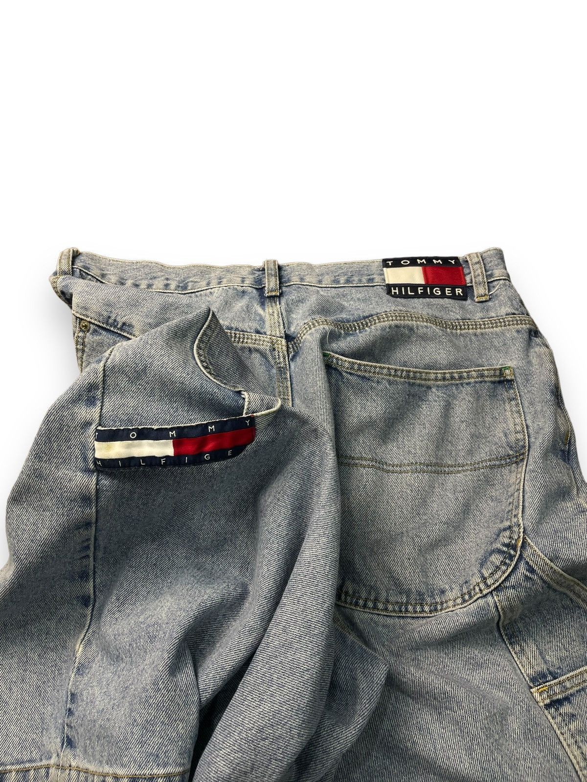 JNCO Vintage Tommy Hilfiger Carpenter Jorts Size US 34 / EU 50 - 3 Thumbnail