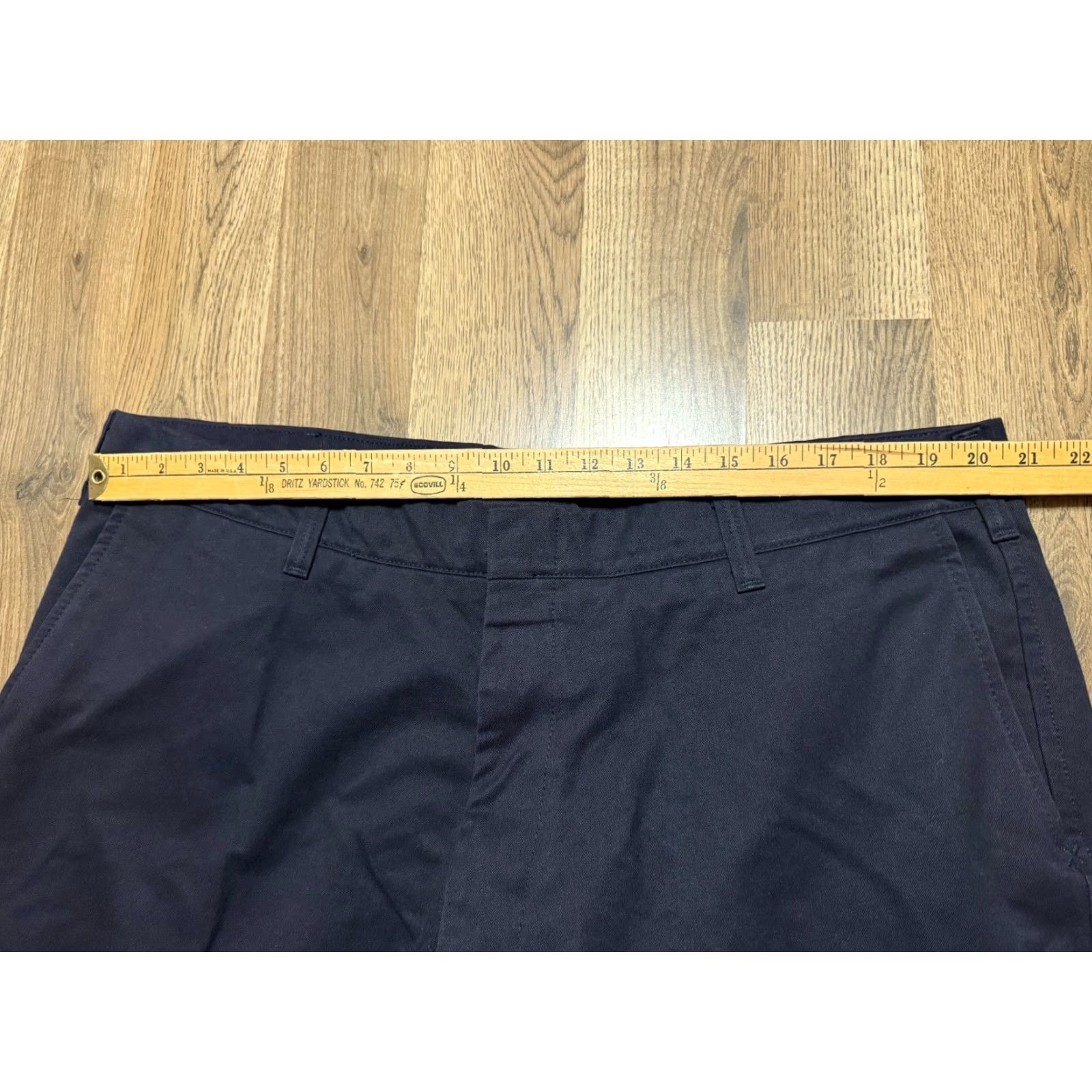 Vintage Topps Pants Mens 41x30 Black Straight Leg Flat Front 42" Length ChinO Casual Vintage: No 41x30 Regular inseam 30 in Size US 41 - 6 Thumbnail