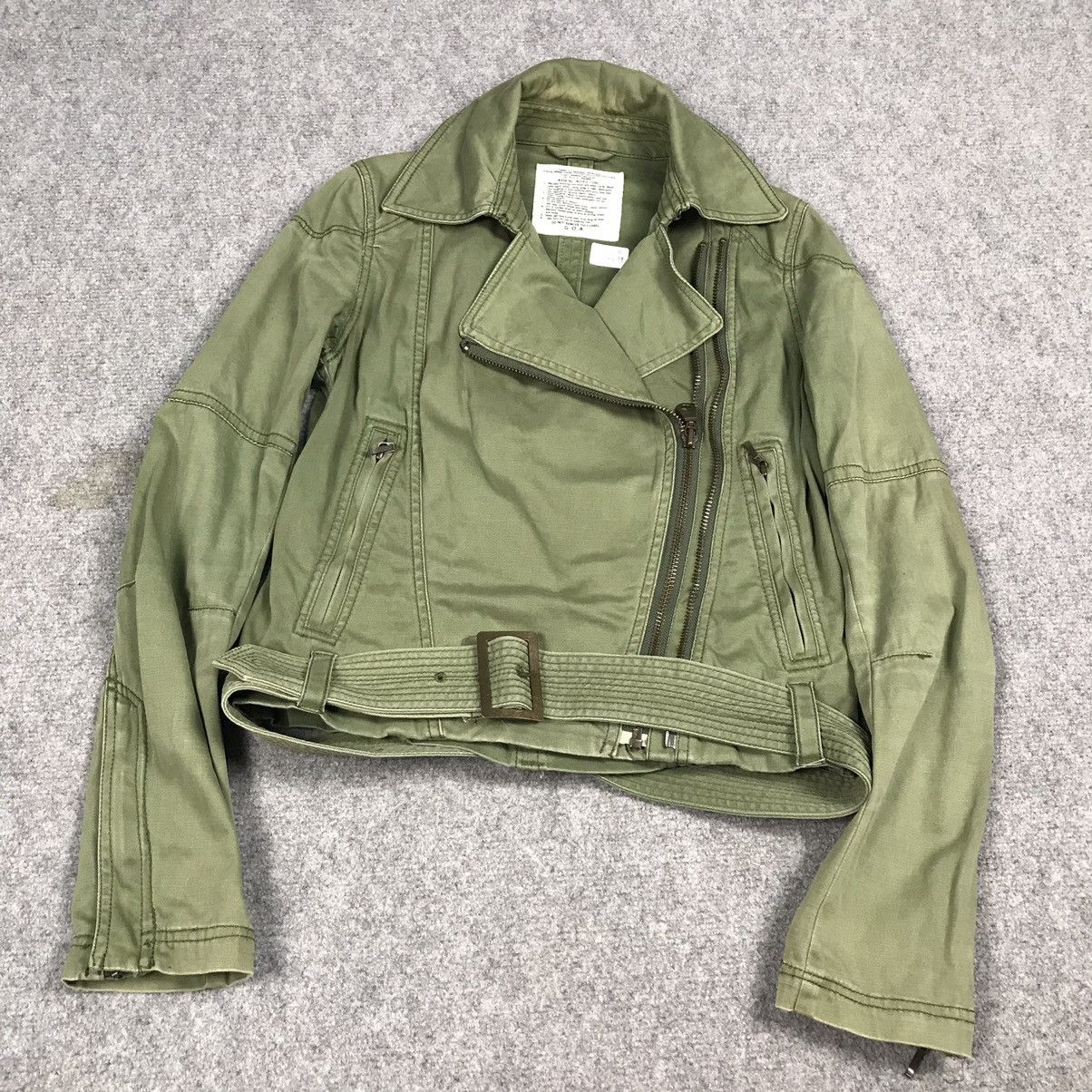 If Six Was Nine × Japanese Brand × Le Grande Bleu (L.G.B.) G.O.A JAPAN GREEN MILITARY CROPPED JACKET Size US XS / EU 42 / 0 - 8 Thumbnail