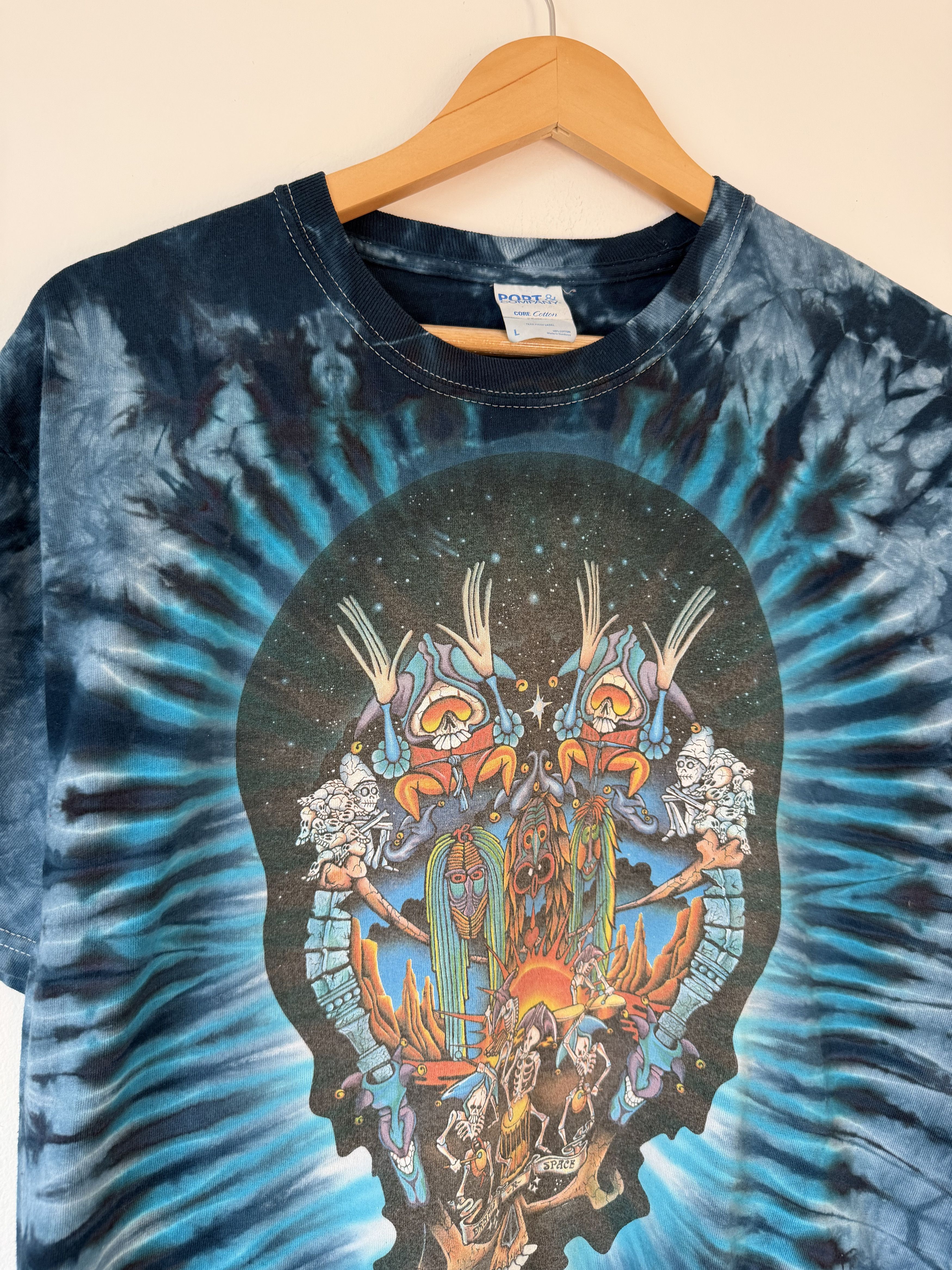 Grateful Dead 2004 Grateful Dead Space Drums Gary McMillan Tie Dye Tee L Size US L / EU 52-54 / 3 - 4 Thumbnail