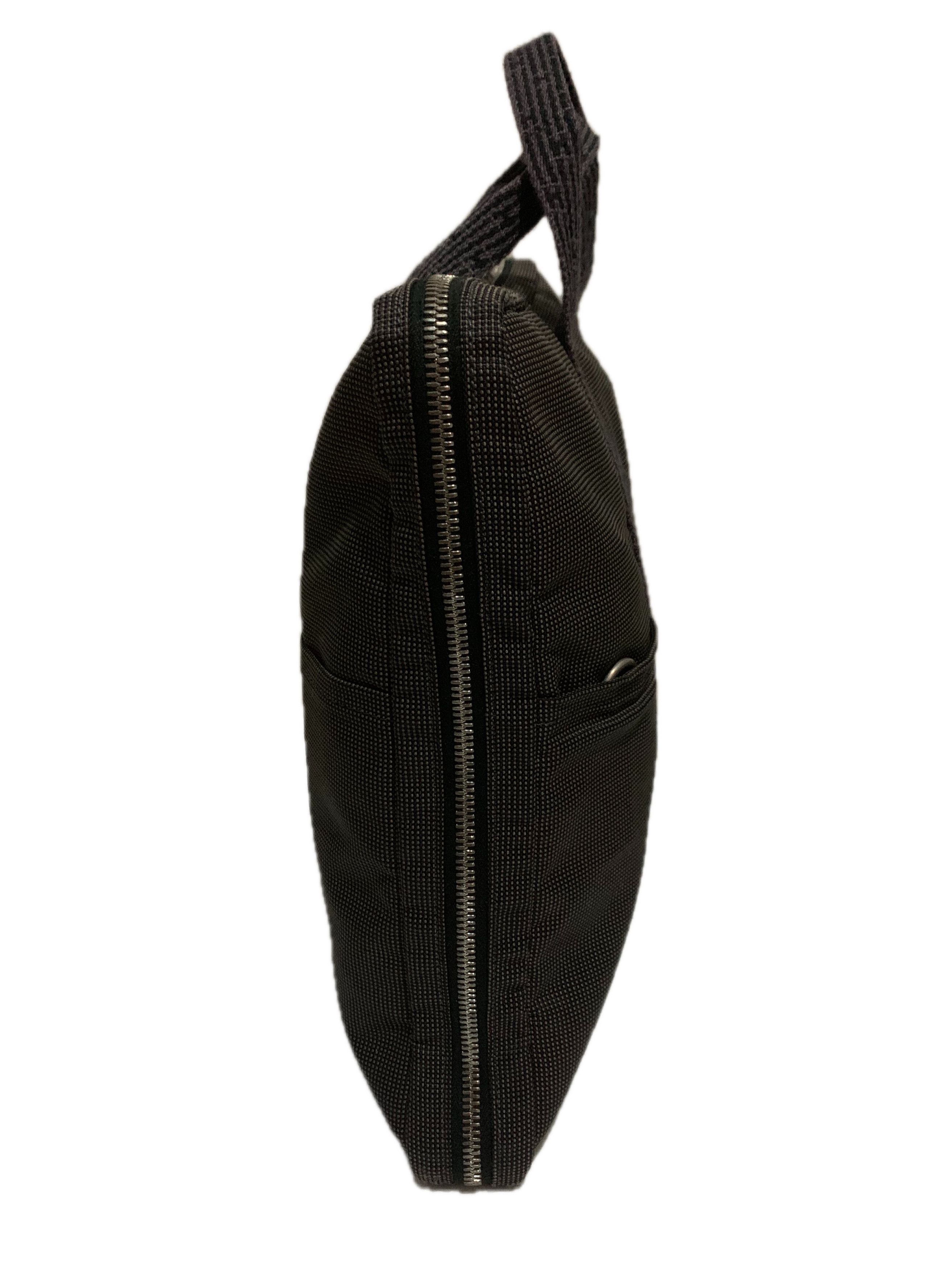 Hermes Hermes Hermes Nylon Canvas Herline Briefcase Business Bag Size ONE SIZE - 4 Thumbnail