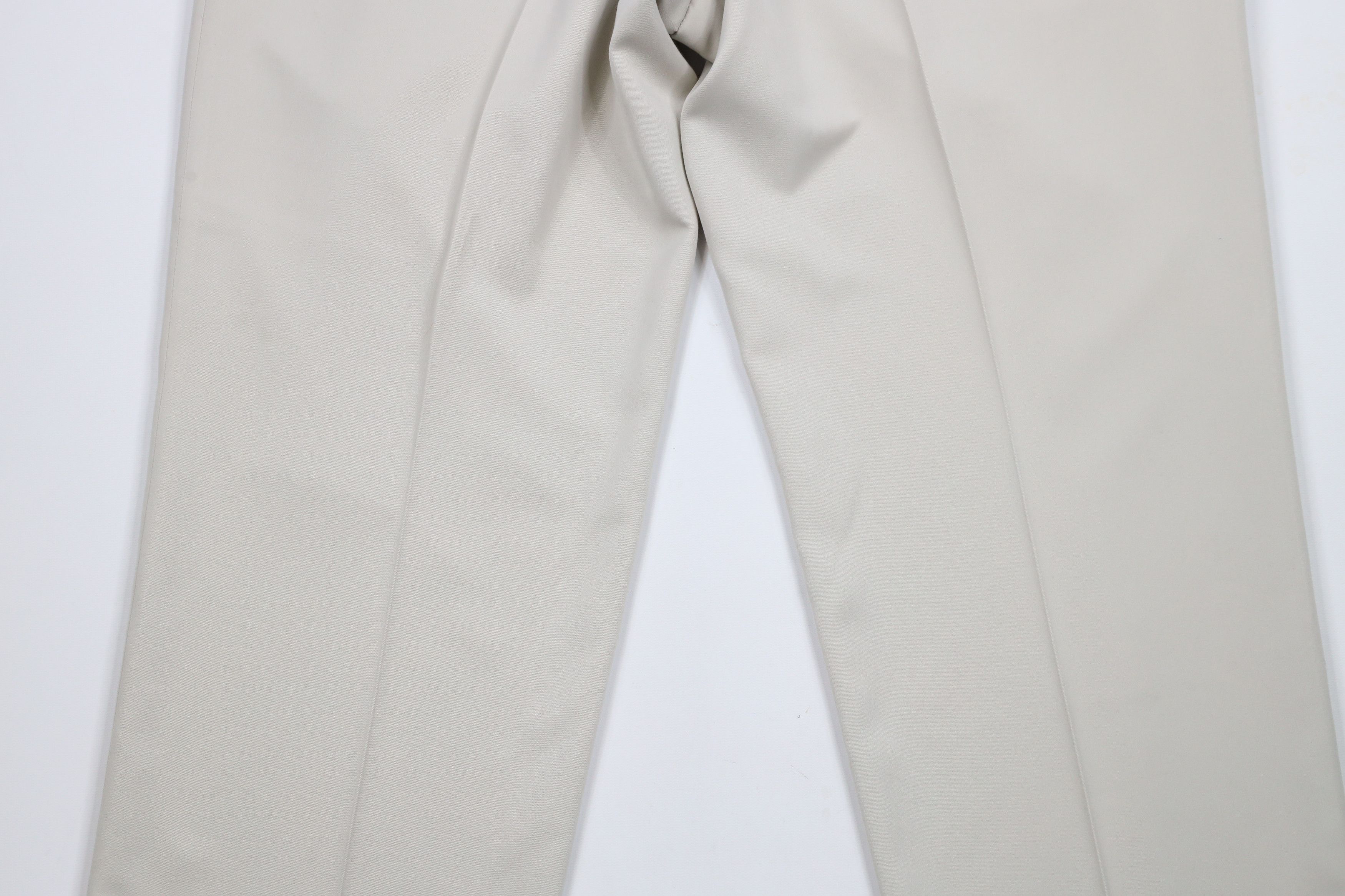 Ralph Lauren × Vintage Vintage 90s Ralph Lauren Cuffed Wide Leg Chino Pants Beige Size US 36 / EU 52 - 13 Thumbnail