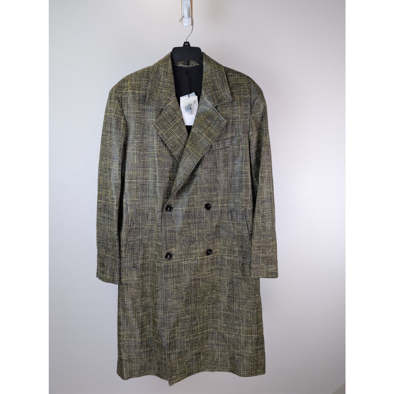 Bottega Veneta o1rshd1 double-breasted Printed Leather Pow Coat Multicolor Size US M / EU 48-50 / 2 - 4 Thumbnail