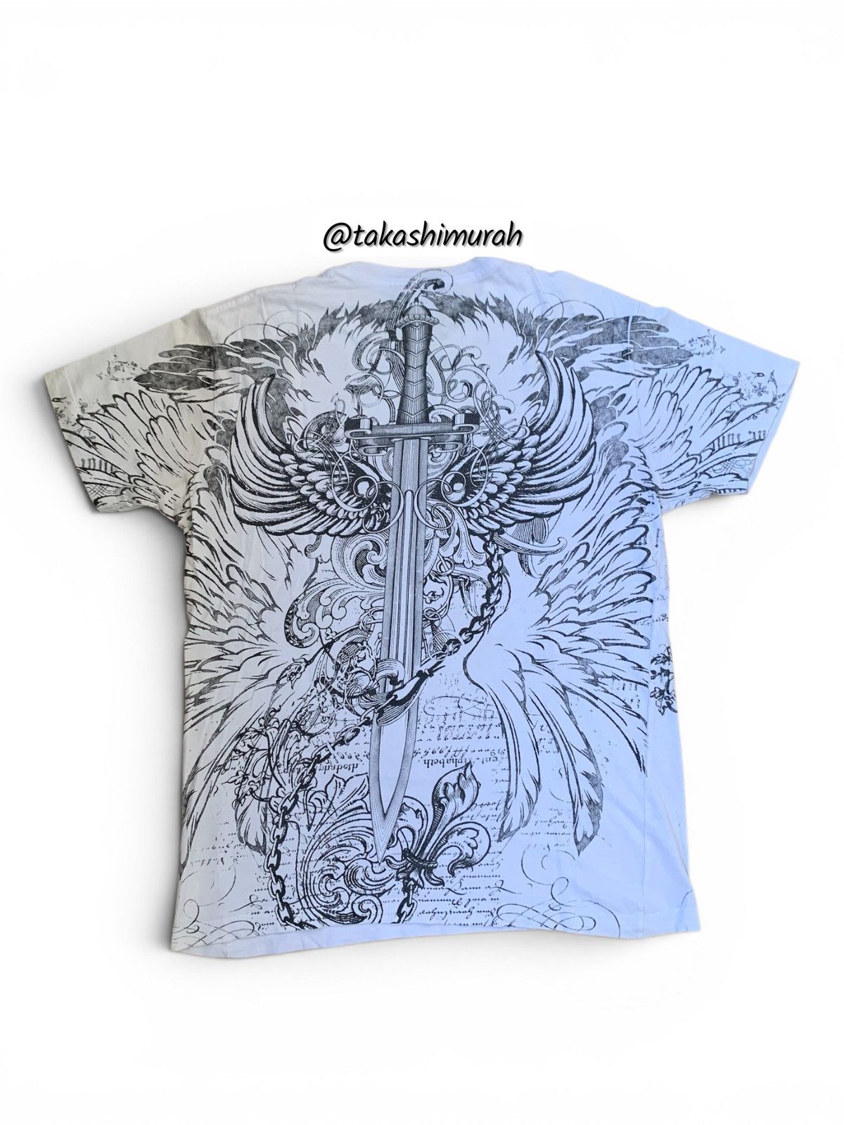 Japanese Brand 2000s japanese archive konflic y2k short sleeve poem tee Size US M / EU 48-50 / 2 - 1 Thumbnail