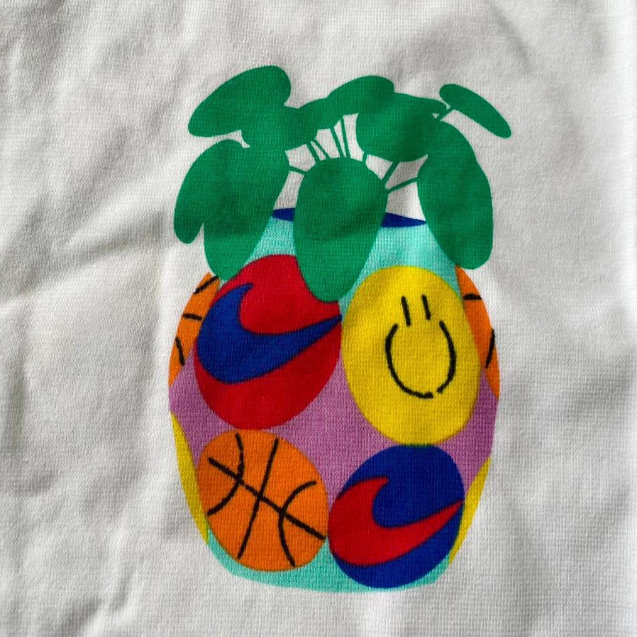 Nike Small Parra Inspired Shirt A.I.R. Max90 ORGANIC COTTON White Size US S / EU 44-46 / 1 - 3 Thumbnail