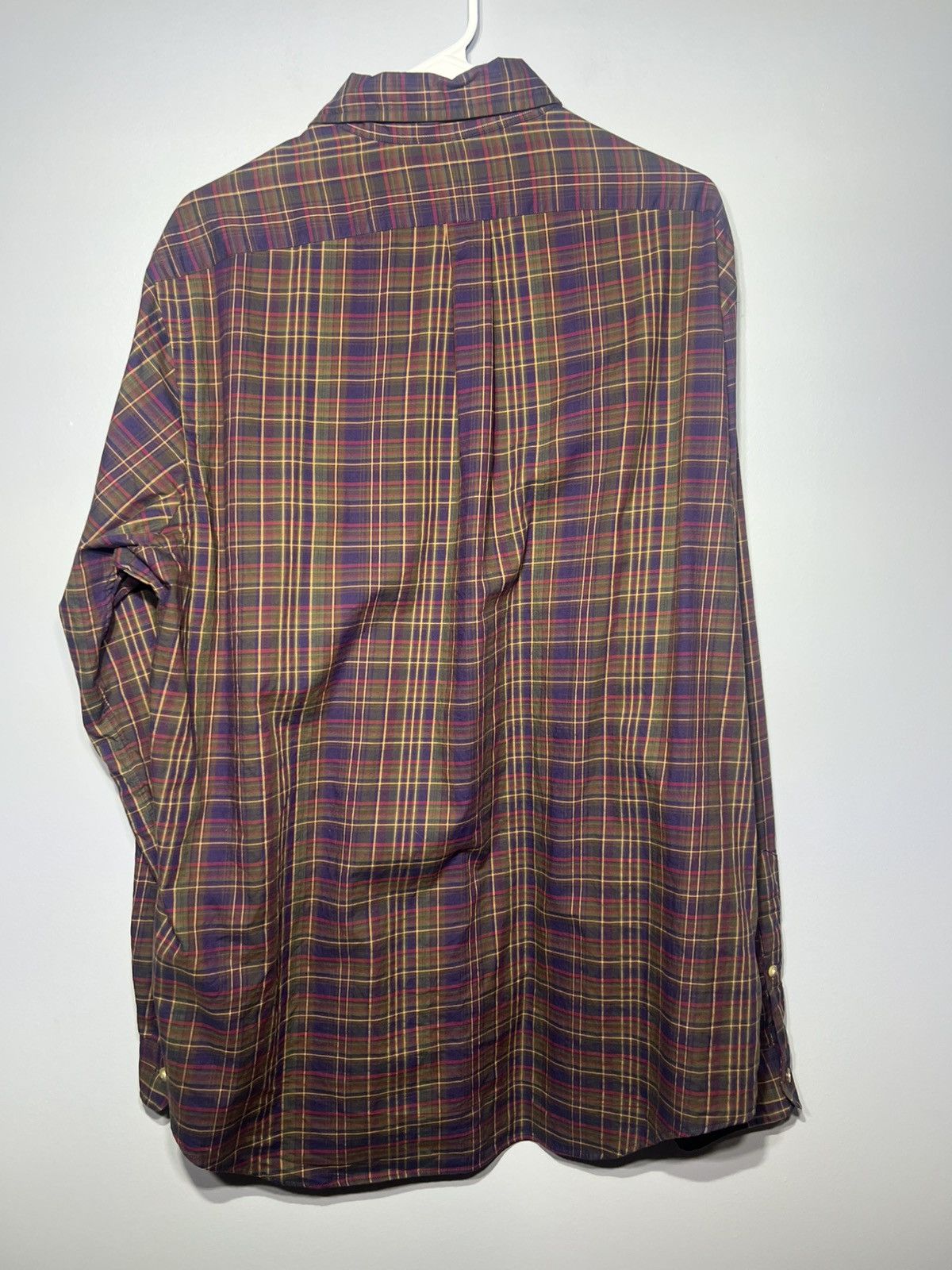Polo Ralph Lauren Polo Ralph Lauren Royal Stewart Tartan Checkered Plaid L/S Size US XL / EU 56 / 4 - 4 Thumbnail