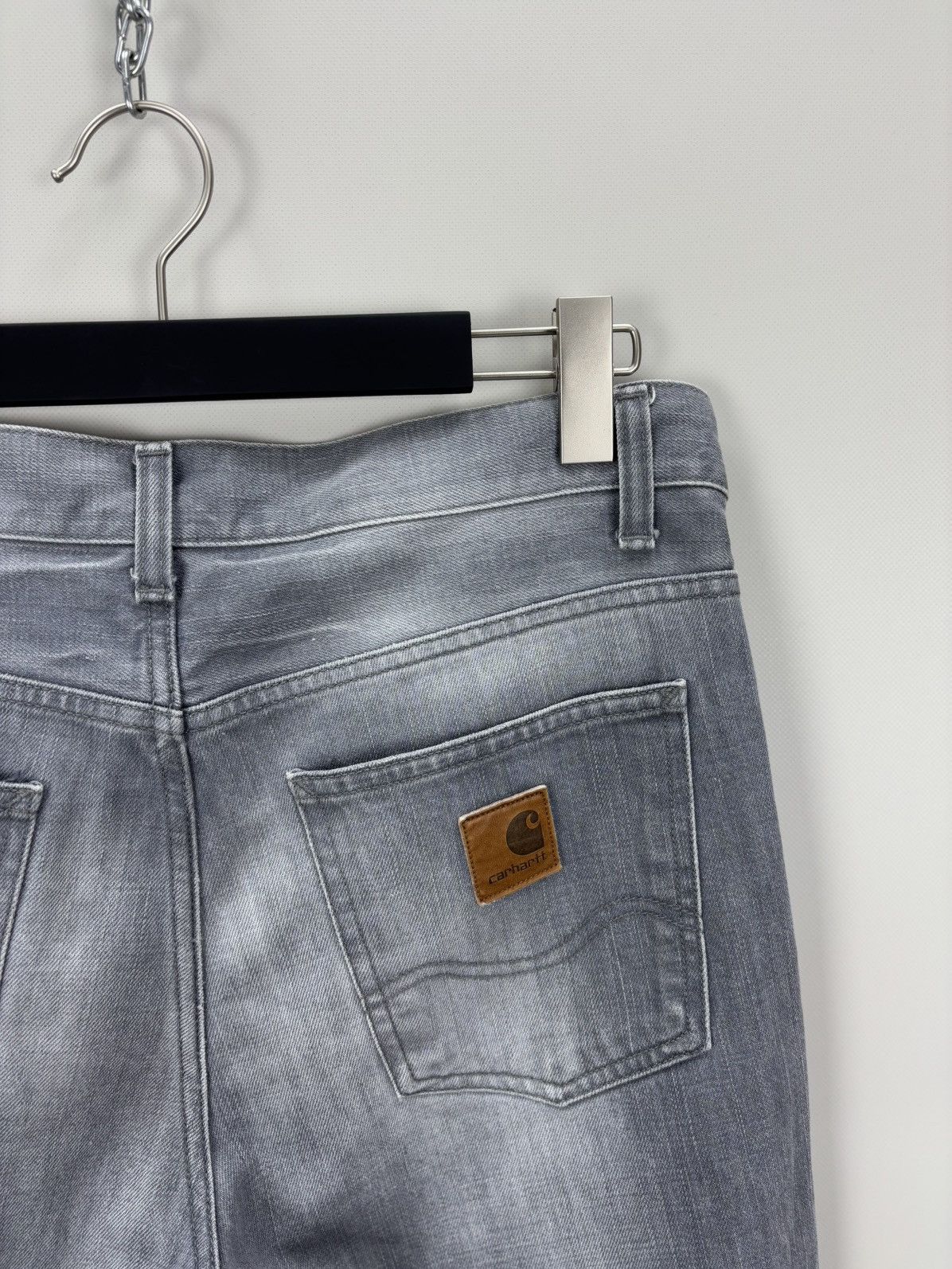 Carhartt Mens jeans Carhartt Size 33x32 Color Gray Size US 33 - 6 Thumbnail