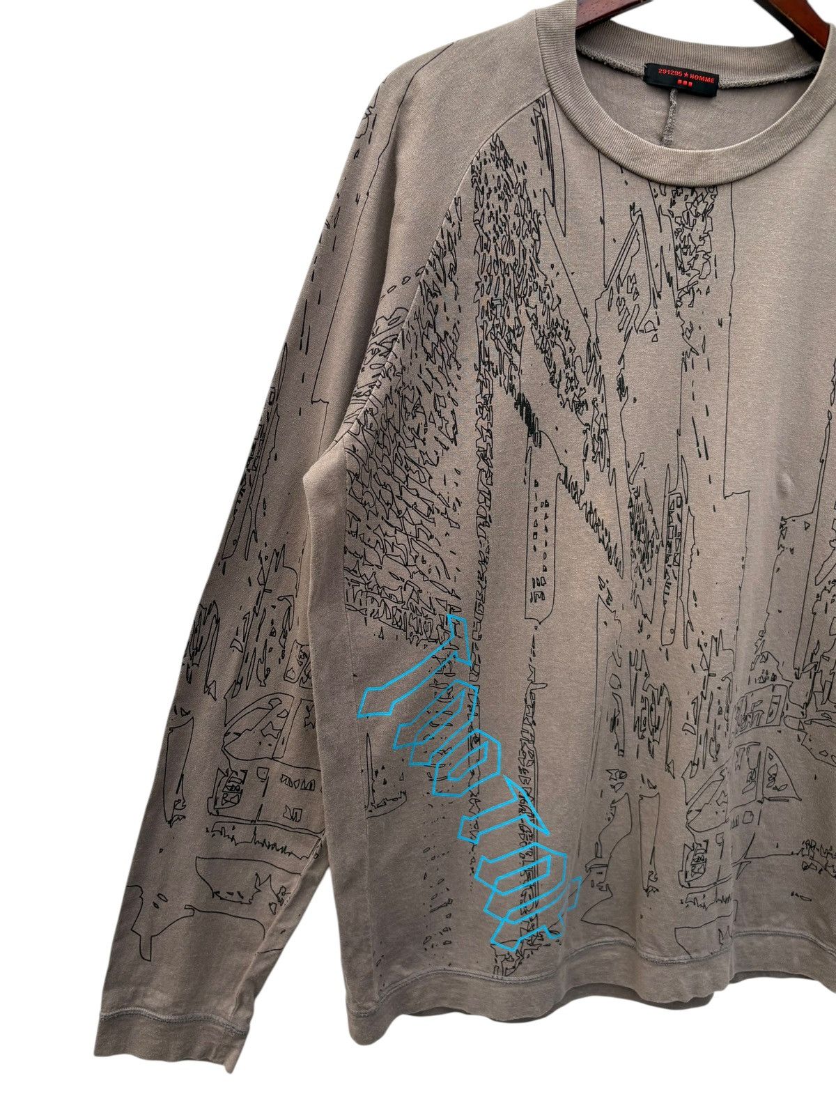 Japanese Brand Japanese Brand 291295 Homme Pop Art Longsleeve Shirt Size US M / EU 48-50 / 2 - 4 Thumbnail