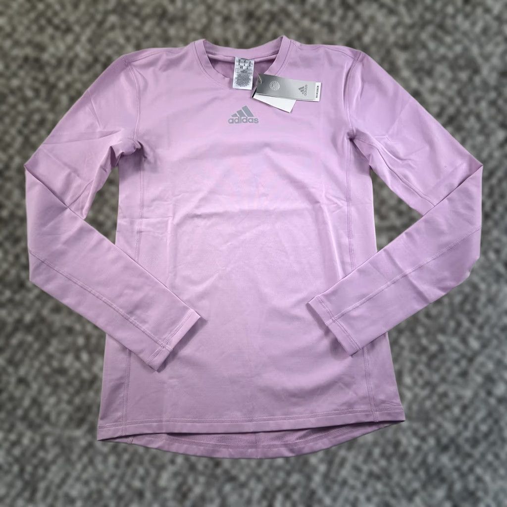 Adidas Adidas TF LS Top CR Men’s M Pink Futbol Soccer Active Training Gym Sports Shirt Size US M / EU 48-50 / 2 - 1 Thumbnail