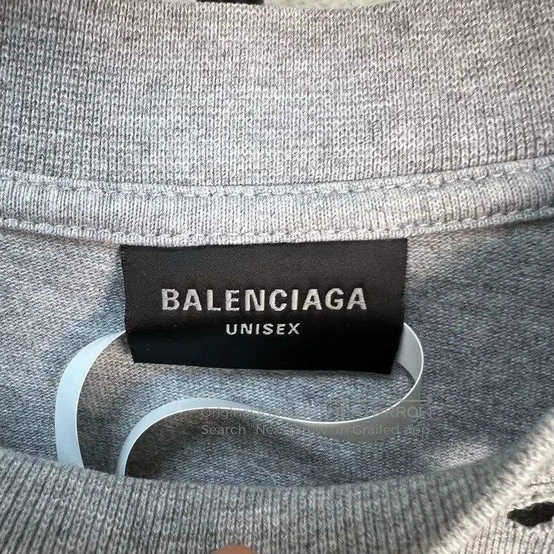 Balenciaga Balenciaga Gray Print letter logo short-sleeve T-shirt Size US M / EU 48-50 / 2 - 3 Thumbnail
