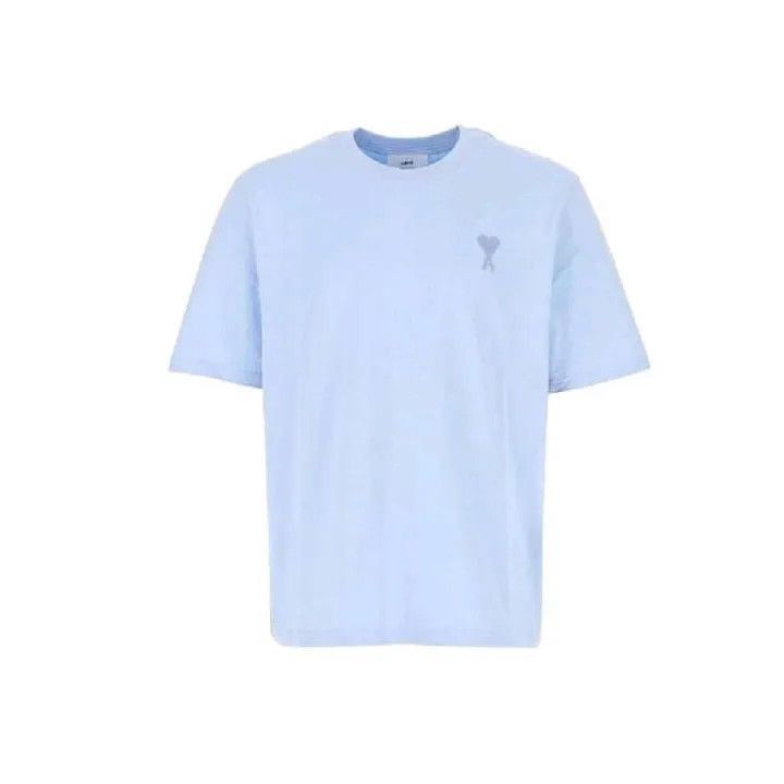 AMI AMIPARIS Heart Embroidered Short Sleeve T-Shirt -2507 Size US XS / EU 42 / 0 - 2 Thumbnail