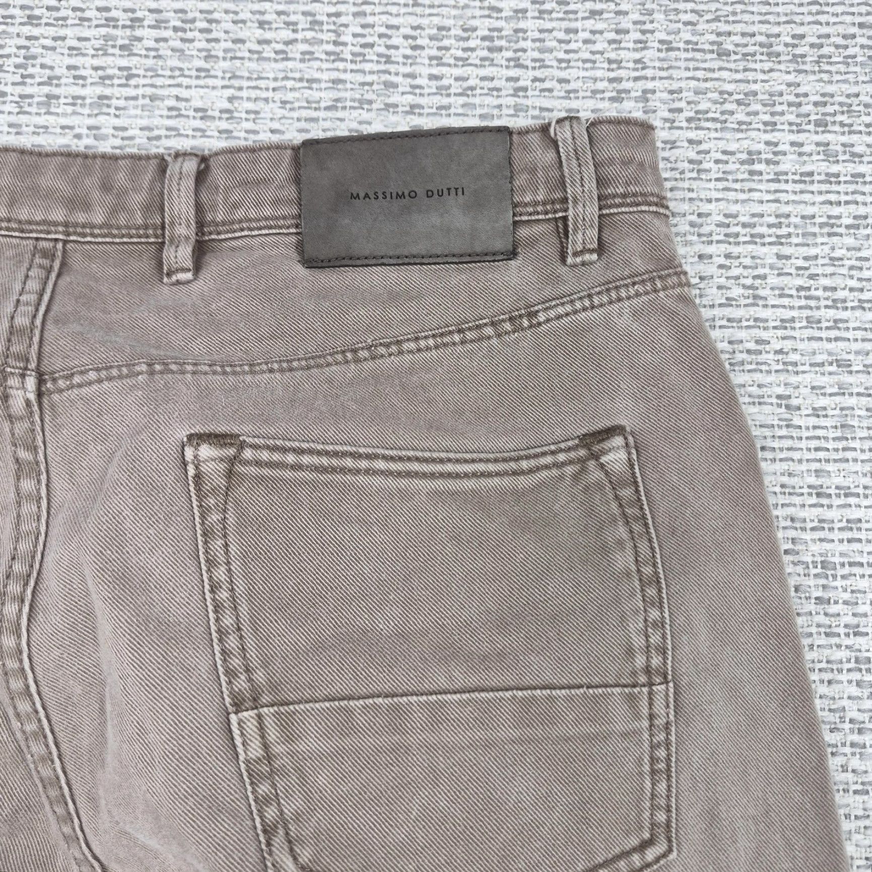 Massimo Dutti Massimo Dutti Jeans Mens 31x26 Brown Slim Straight Denim Pants Medium Wash Slim Fit 5-Pocket Mens Jeans Brown Size US 31 - 5 Thumbnail