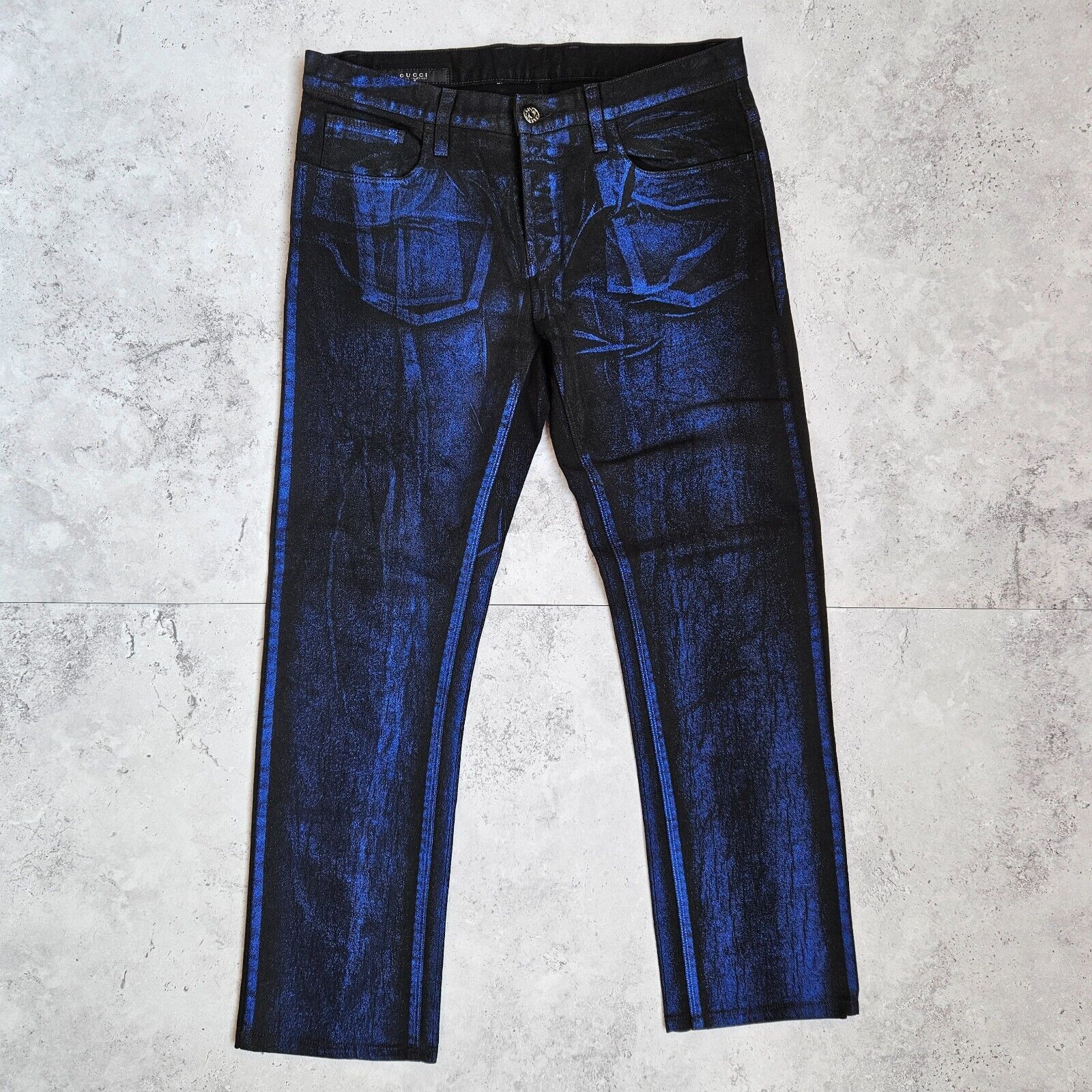 Gucci Vintage Gucci Y2K Denim Jeans Size 32" / US 10 / IT 46 - 1 Thumbnail