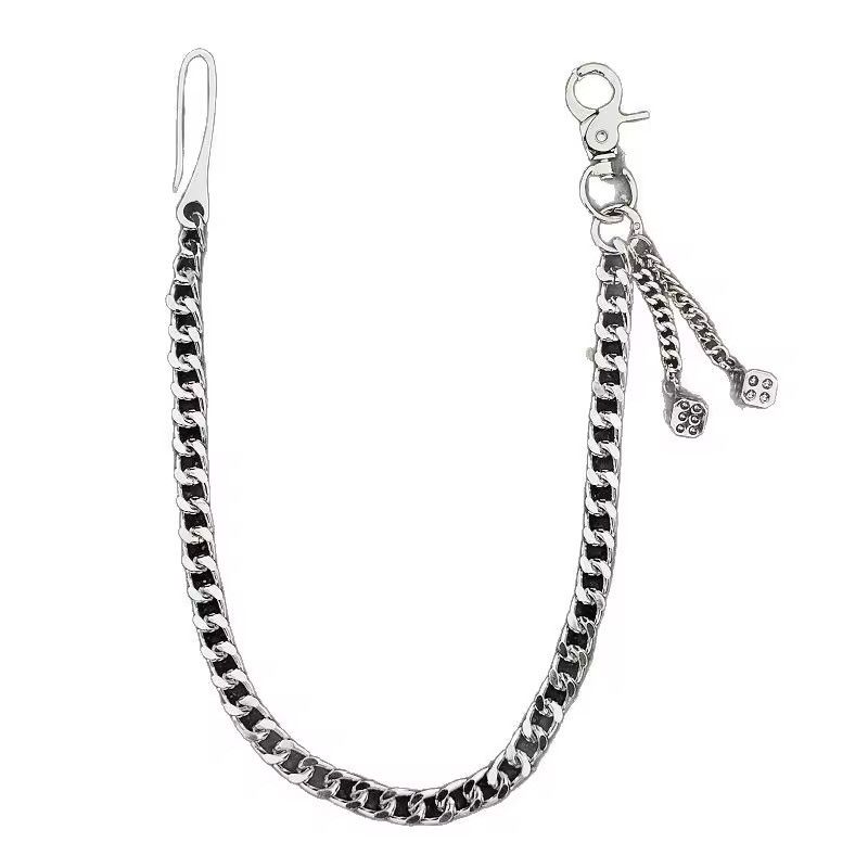 Other Gothic Punk Key Chain Hip Hop Pants Chain Size ONE SIZE - 6 Thumbnail