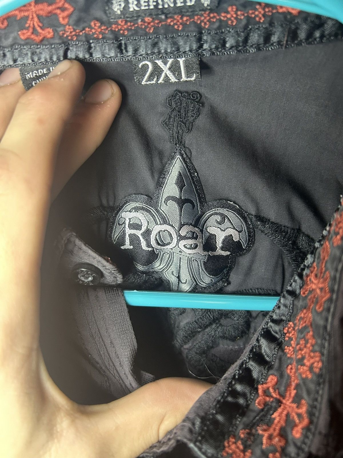 Roar Vintage Roar tribal y2k embroidered button up longsleeve Size US XL / EU 56 / 4 - 11 Thumbnail