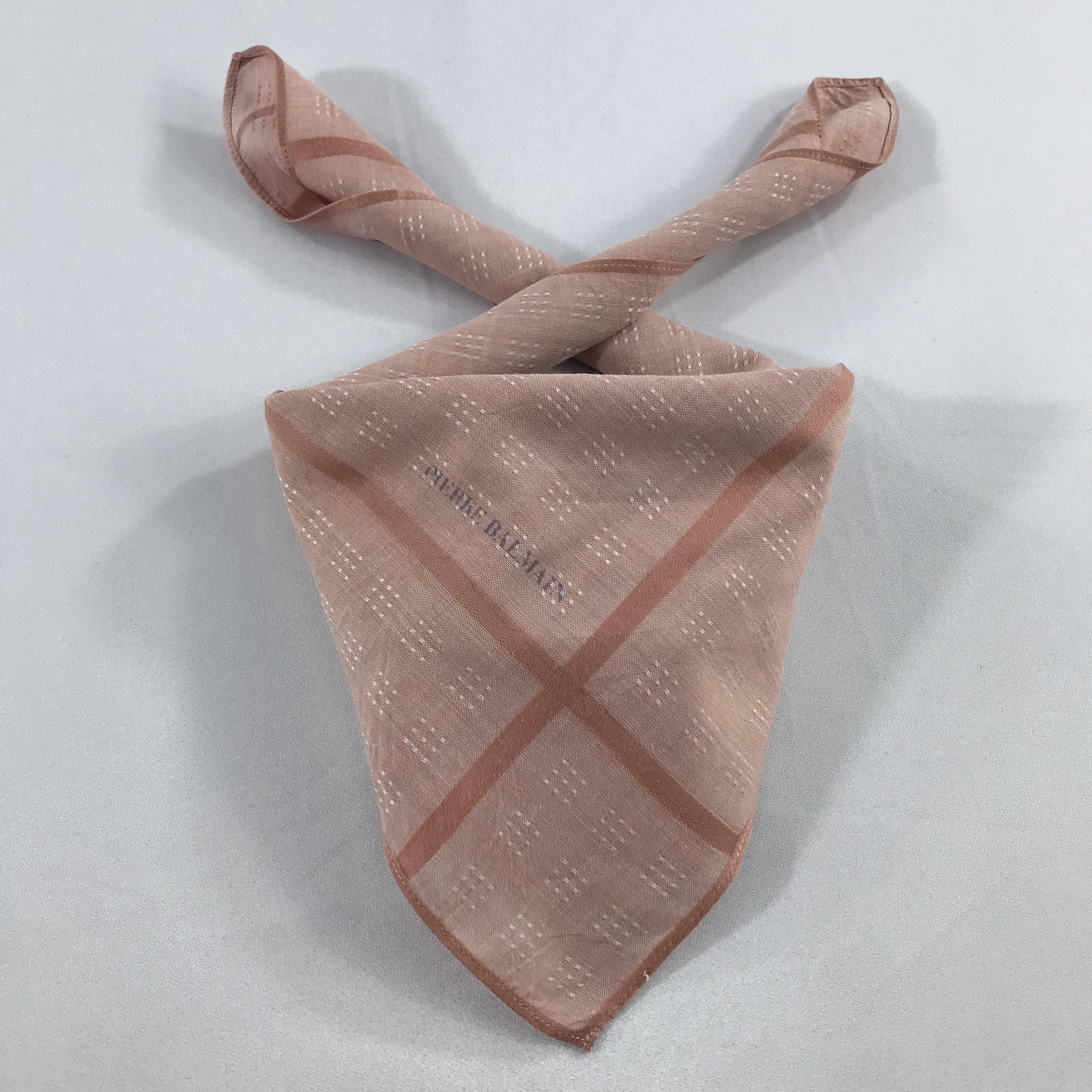 Pierre Balmain × Vintage Pierre Balmain Bandana / Handkerchief / Neckerchief - S2333 Size ONE SIZE - 3 Thumbnail