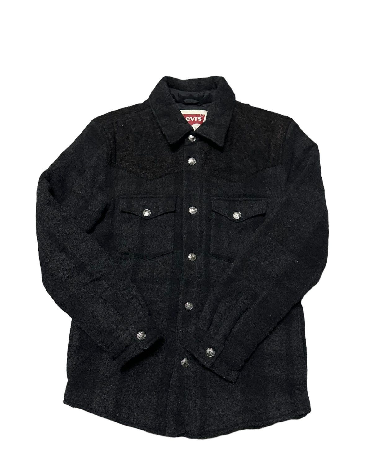 Levi's Levis snap button western style wool jacket Size US S / EU 44-46 / 1 - 2 Thumbnail