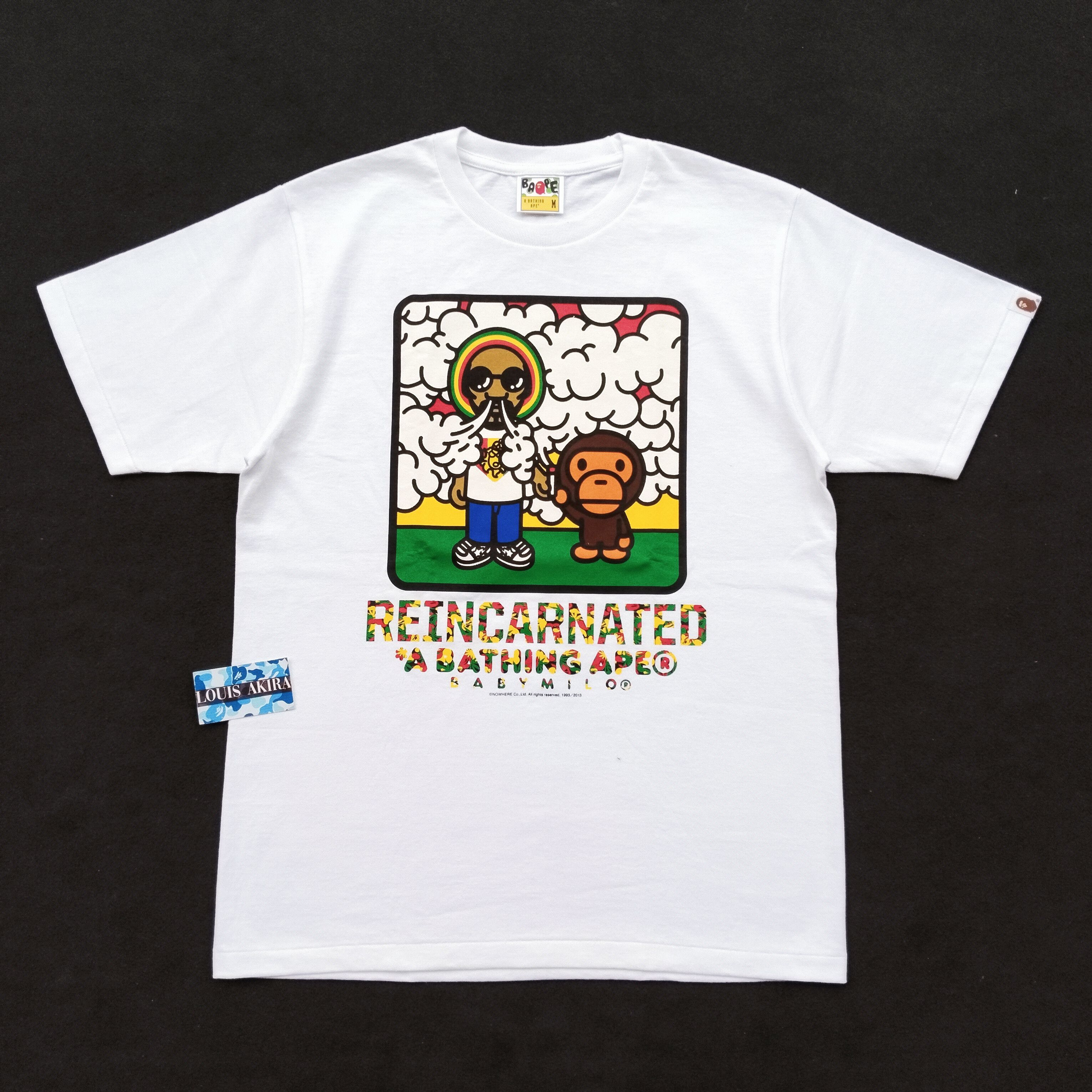 Bape 2013 Bape x Snoop Lion Tee Size US M / EU 48-50 / 2 - 1 Thumbnail