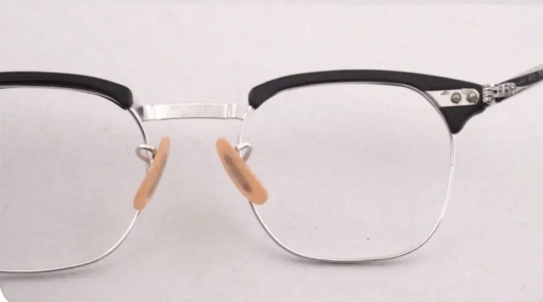 Bausch & Lomb Vintage Bausch & Lomb EXTREME Browline Glasses 48mm USA Size ONE SIZE - 5 Thumbnail