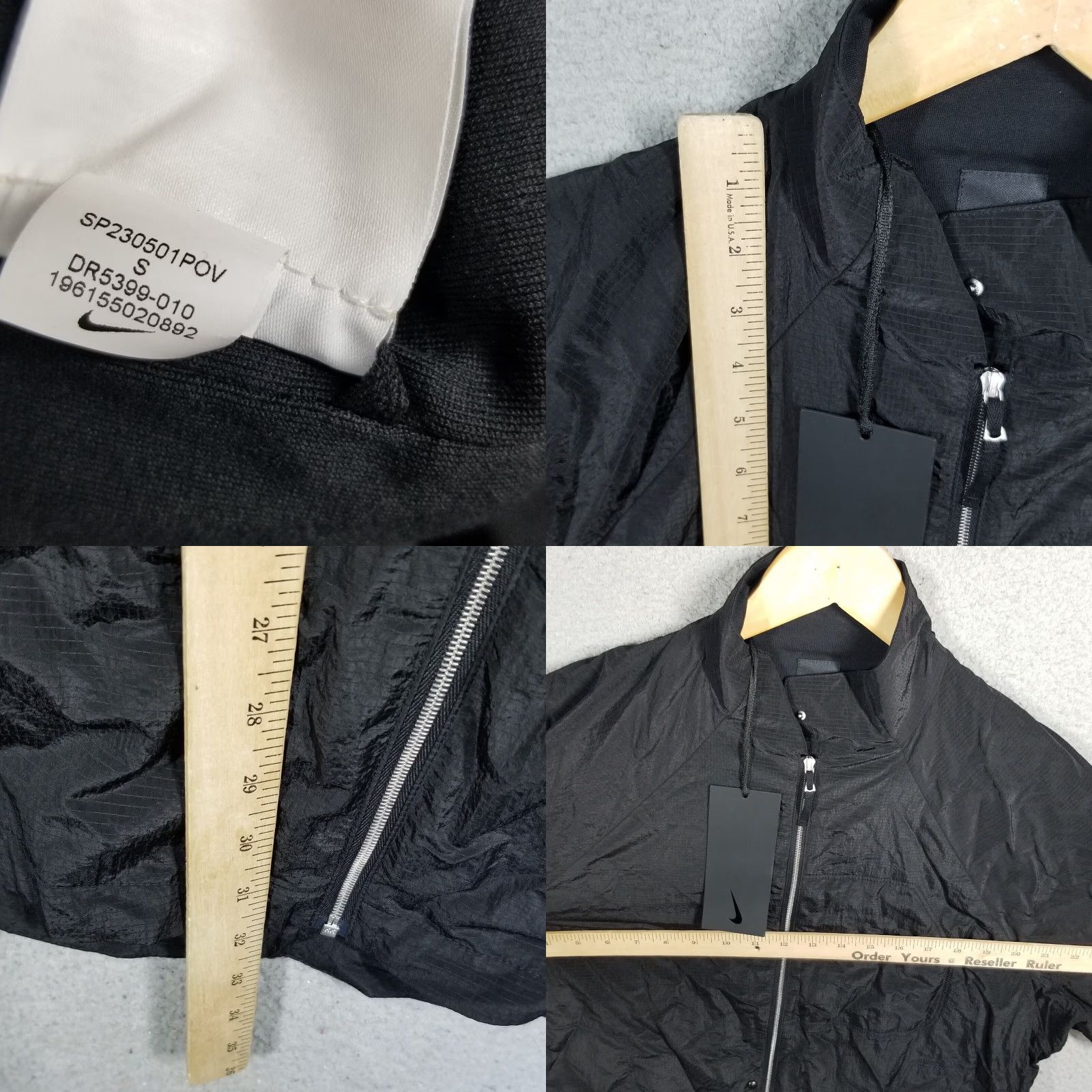 Nike Nike ESC Woven Shirt Jacket Women Small DR5399-010 Every Stitch Considered 450 Size S / US 4 / IT 40 - 8 Thumbnail