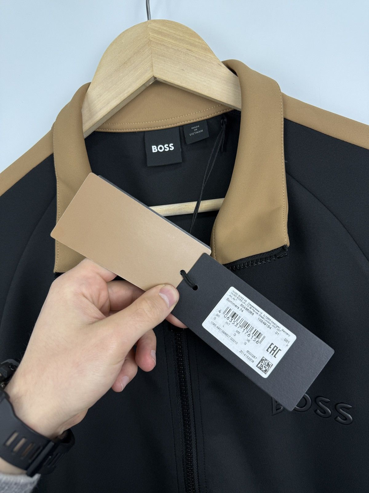 Hugo Boss 🇩🇪 NEW❗️BOSS Hugo Boss Athleisure Track Zip Jacket NWT Classic Size US L / EU 52-54 / 3 - 11 Thumbnail