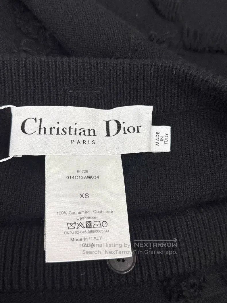 Dior Dior Black tassel cloak coat Size XS / US 0-2 / IT 36-38 - 4 Thumbnail