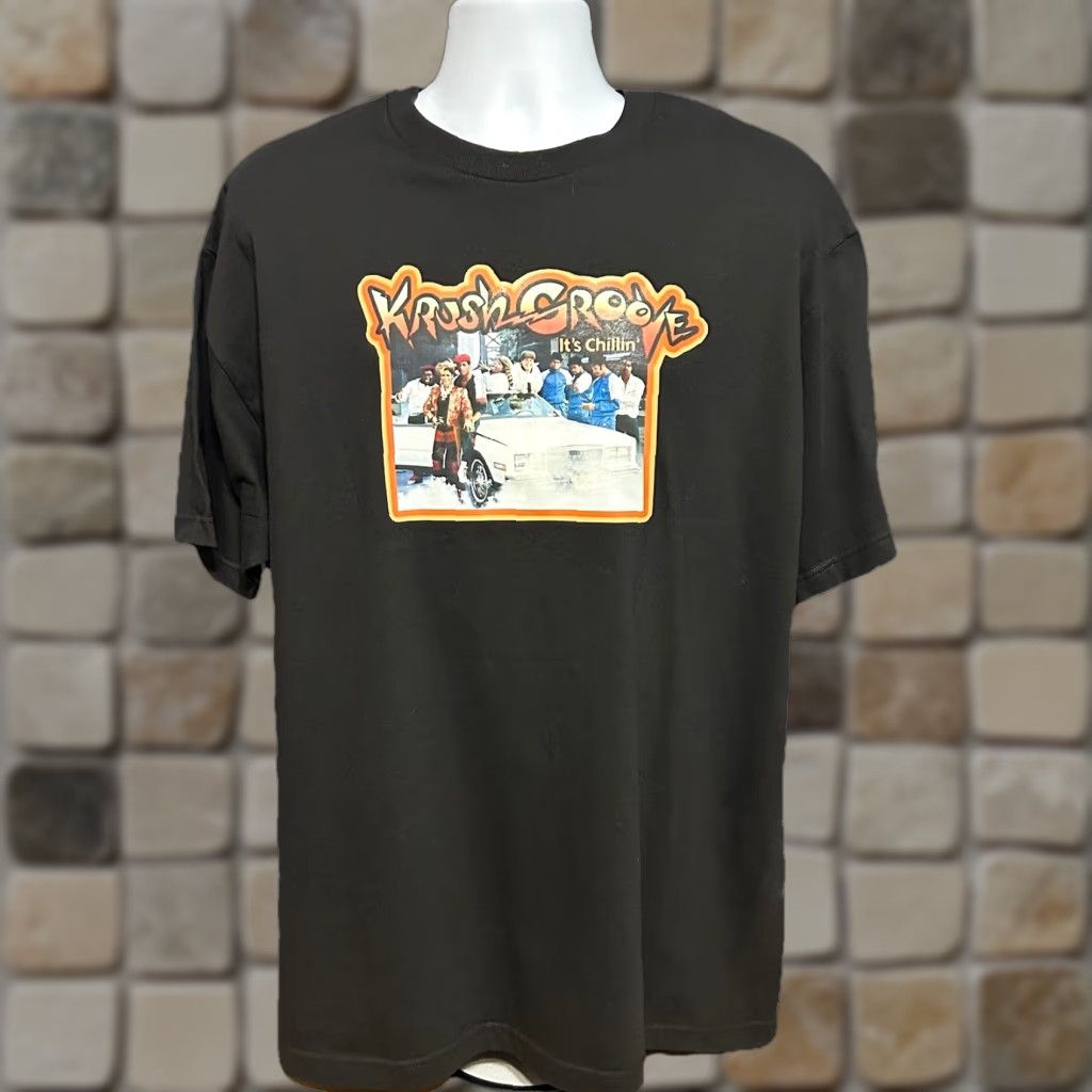 Vintage Krush Groove Movie It’s Chillin Shirt Men XL Black Short Sleeve Retro NWOT Rap Shirt Size US XL / EU 56 / 4 - 1 Thumbnail