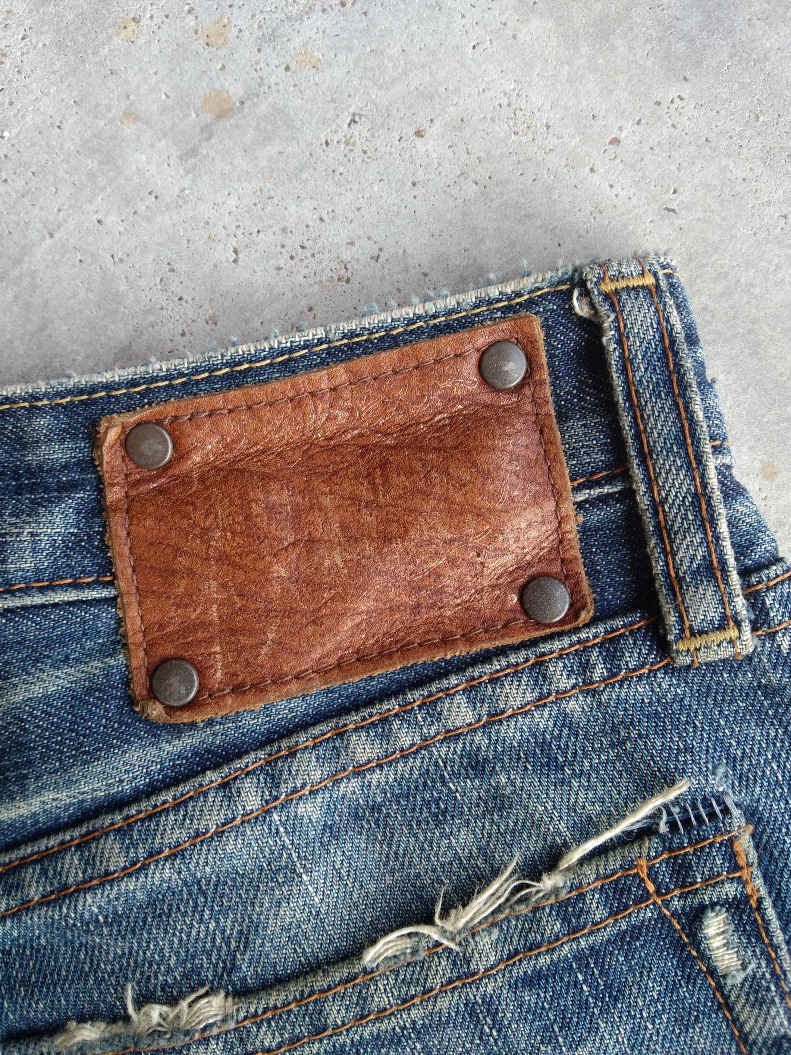 Japanese Brand Vintage Japanese Sweet Camel Distressed Jeans 30x30 Size US 30 / EU 46 - 4 Thumbnail