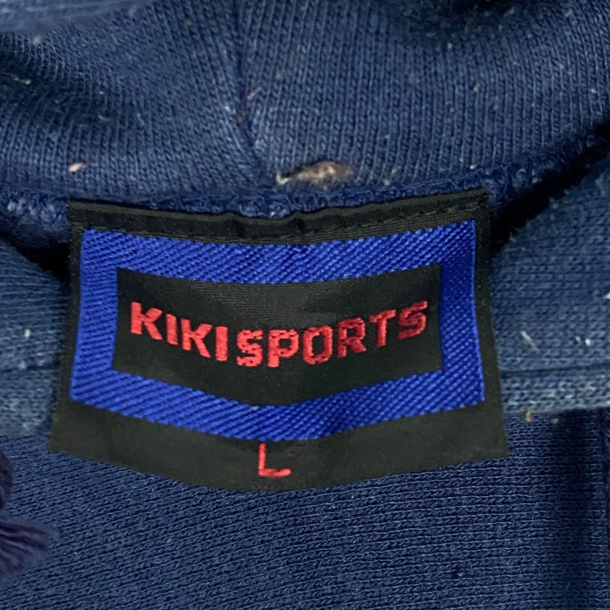 Vintage Vintage Kiki Sports Hoodie Printed Pullover NavyBlue Size L Size US L / EU 52-54 / 3 - 6 Thumbnail