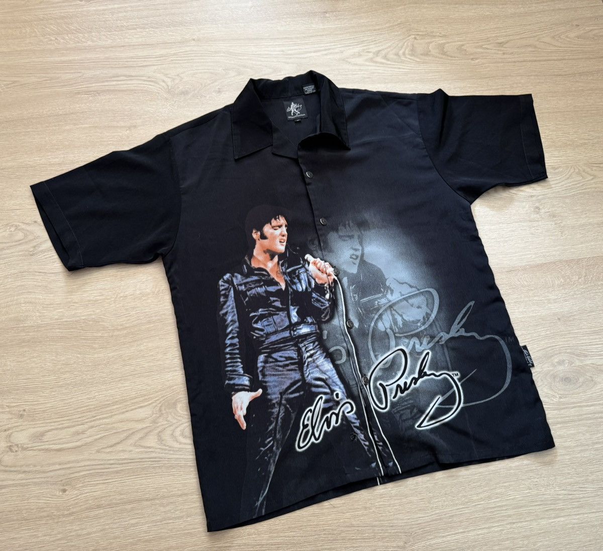 Band Tees Vintage 00’s Elvis Presley King Of Rock Made In USA Shirt Size US M / EU 48-50 / 2 - 1 Thumbnail