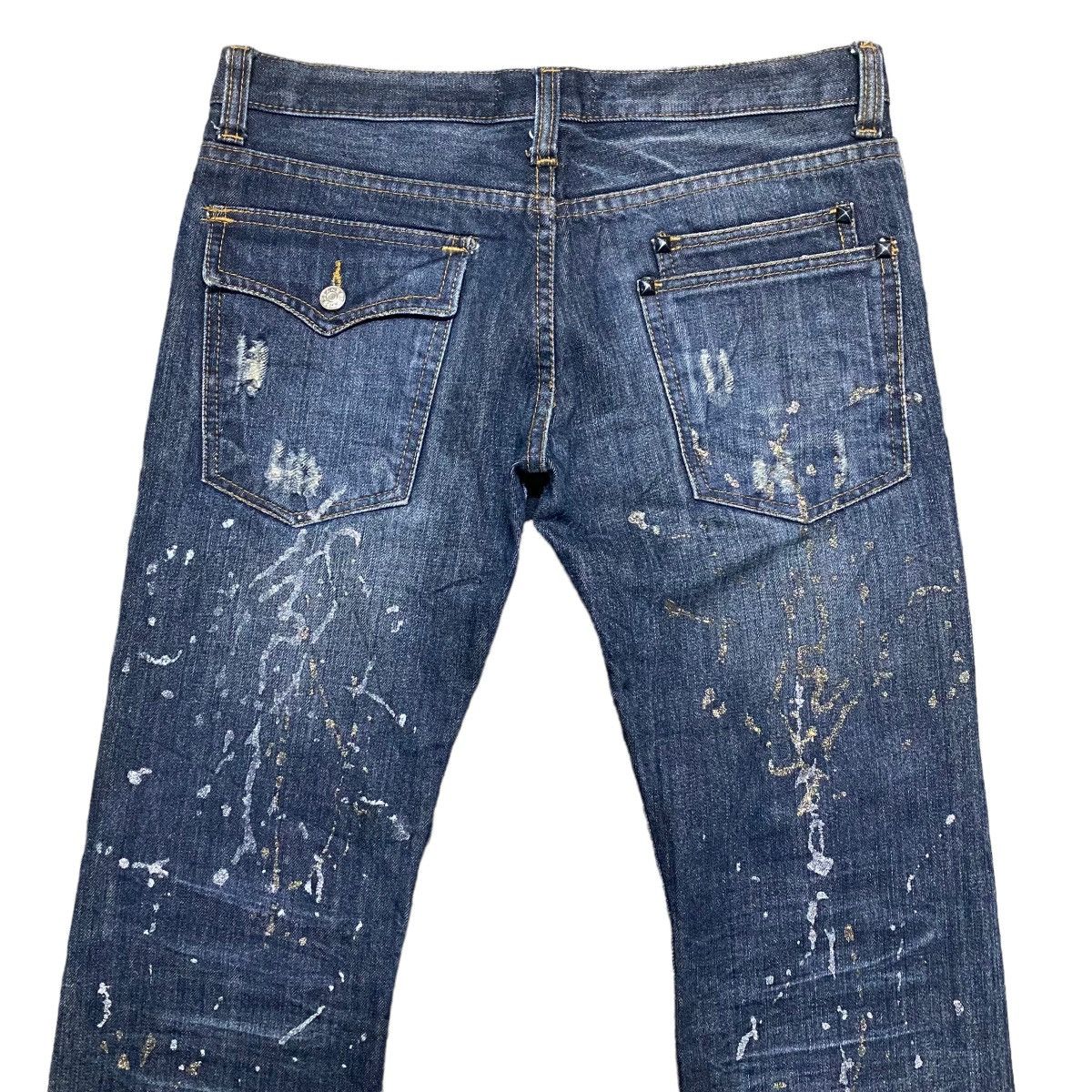 Le Grande Bleu (L.G.B.) Xfrm Clawmark Denim Flare Jeans Size US 32 / EU 48 - 10 Thumbnail