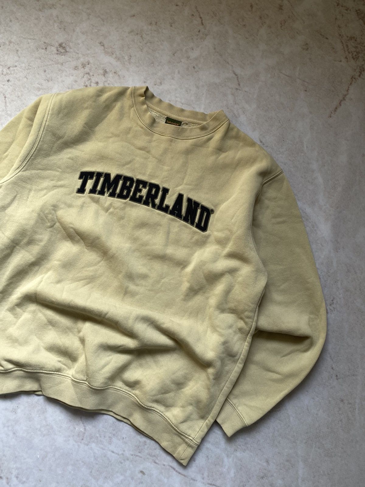 Timberland × Vintage Vintage Timberland Embroidered Logo Y2k Sweatshirt Rare (M) Size US M / EU 48-50 / 2 - 2 Thumbnail