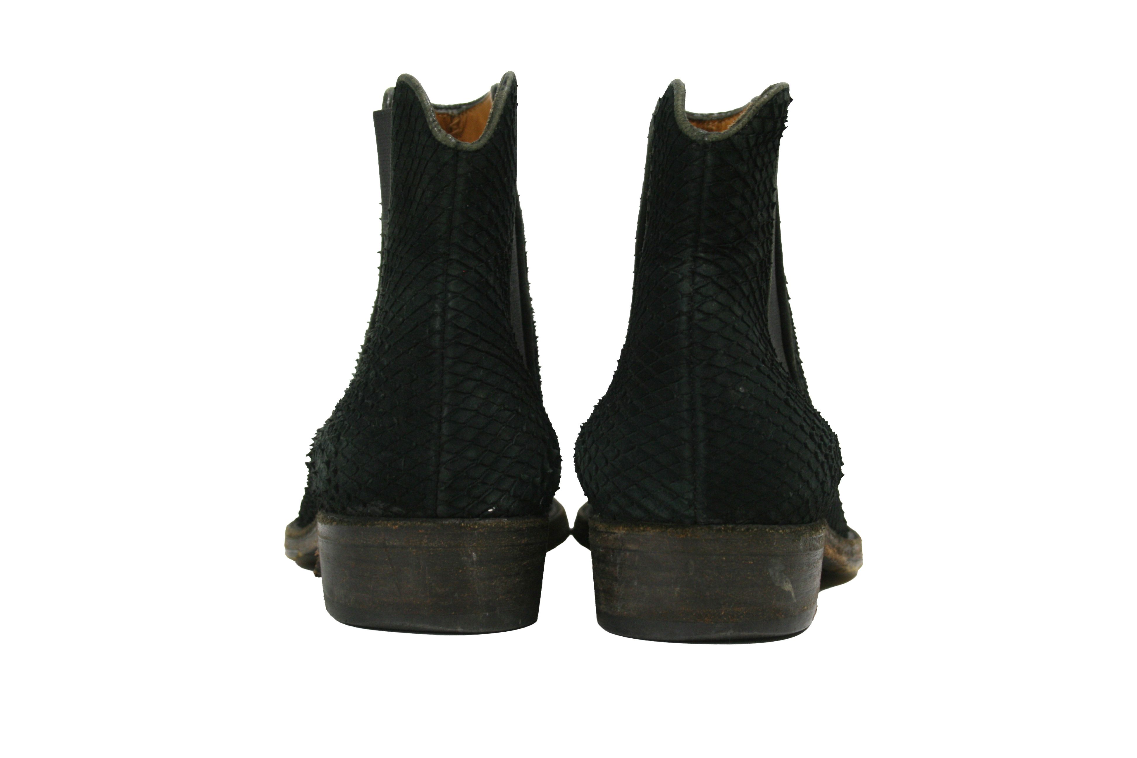 The Last Conspiracy "Fish Scales" Avant Garde Ankle Boots Size US 8 / IT 38 - 10 Thumbnail