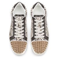 Christian Louboutin o1bcso1str0326 Sneakers In Beige Size US 11.5 / EU 44-45 - 2 Thumbnail