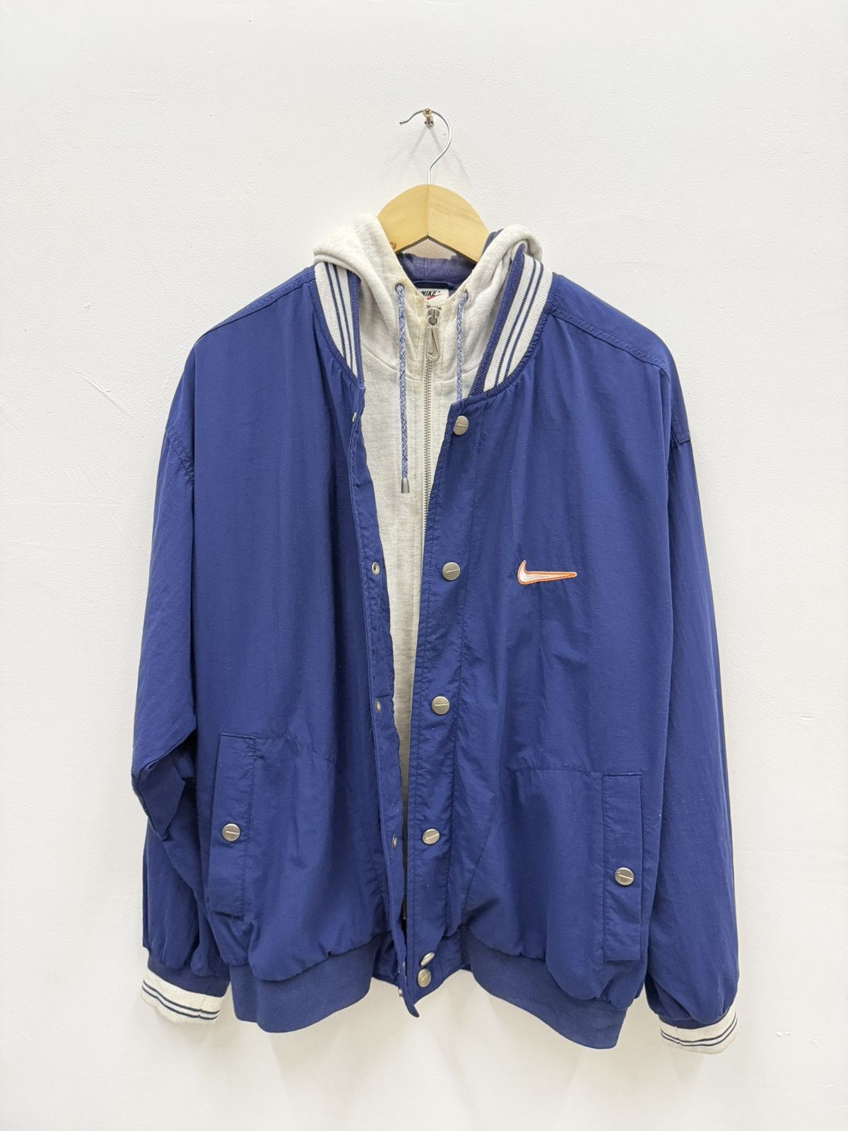 Nike Vintage Nike Baseball Jacket Size US M / EU 48-50 / 2 - 1 Thumbnail
