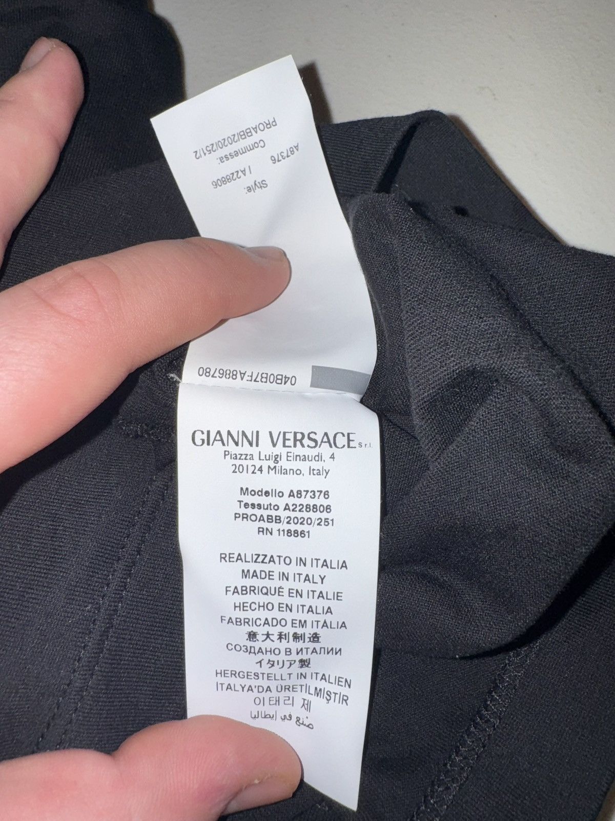 Designer × Versace Versace Crystal Rhinestone Medusa Graphic T-Shirt Size US S / EU 44-46 / 1 - 5 Thumbnail