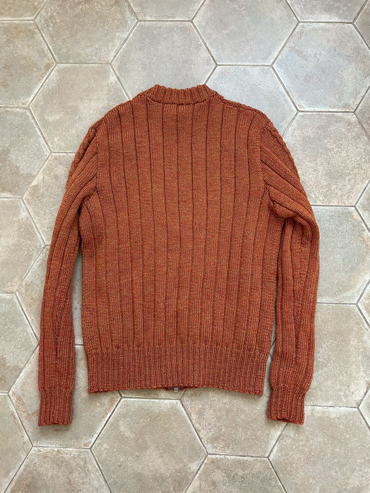 Other STUDIO NICHOLSON ZIP SWEATER KINT WOOL HAND MADE Size M / US 6-8 / IT 42-44 - 7 Thumbnail
