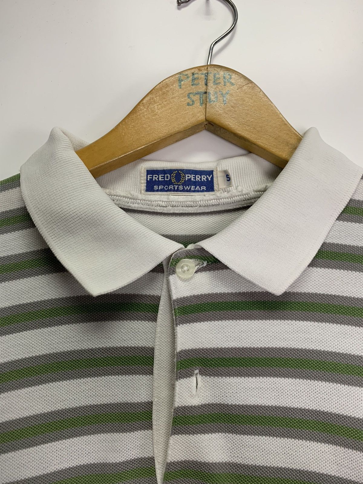 Fred Perry × Vintage Vintage Fred Perry Stripe Polo Size US S / EU 44-46 / 1 - 4 Thumbnail