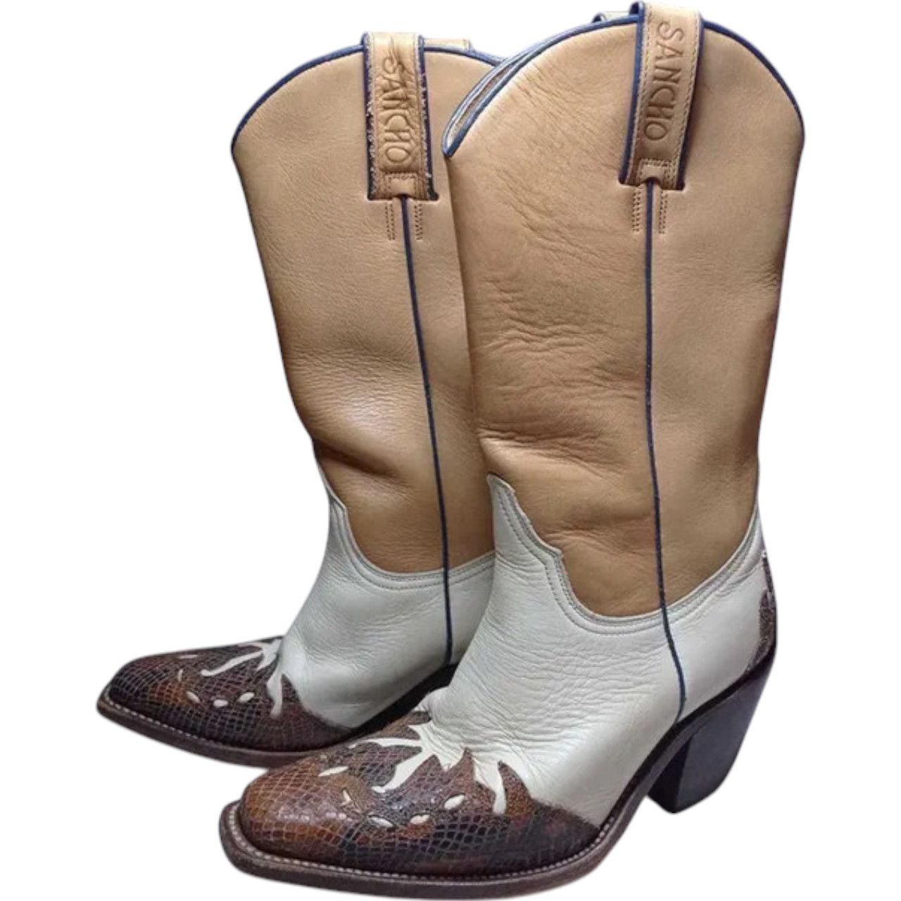 Dan Post × Sancho Boots Western Sancho Boots US sz 7.5 / Eur 38 Size US 7.5 / IT 37.5 - 1 Thumbnail